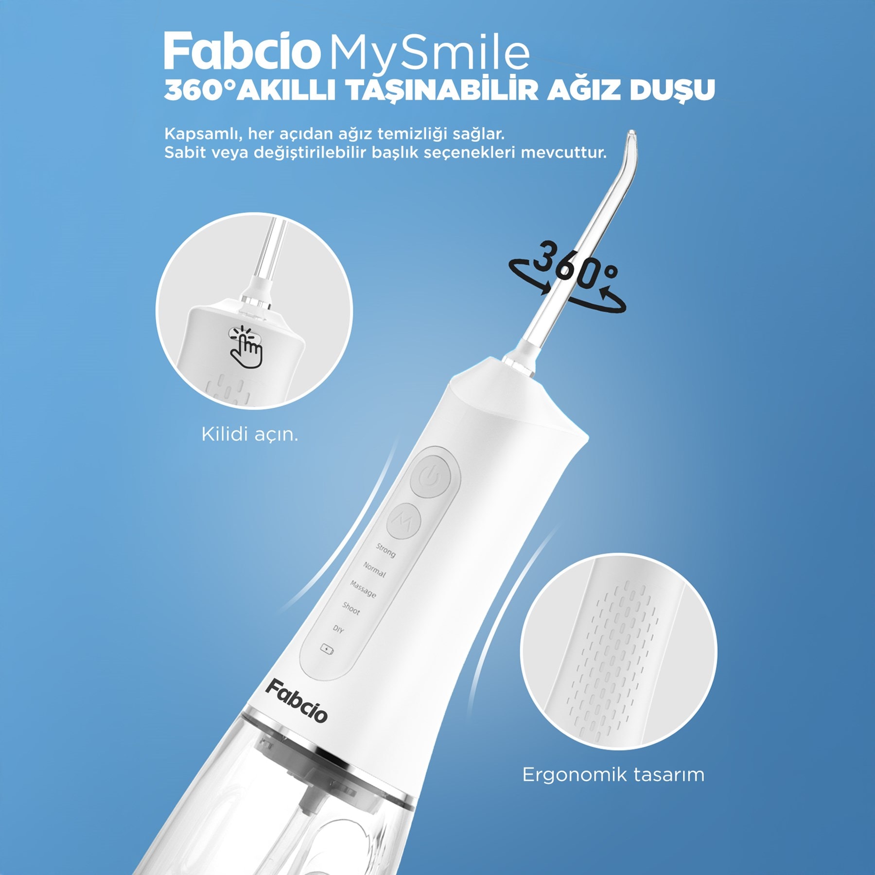 Fabcio MySmile 7 in 1 Smart Taşınabilir Ağız Duşu