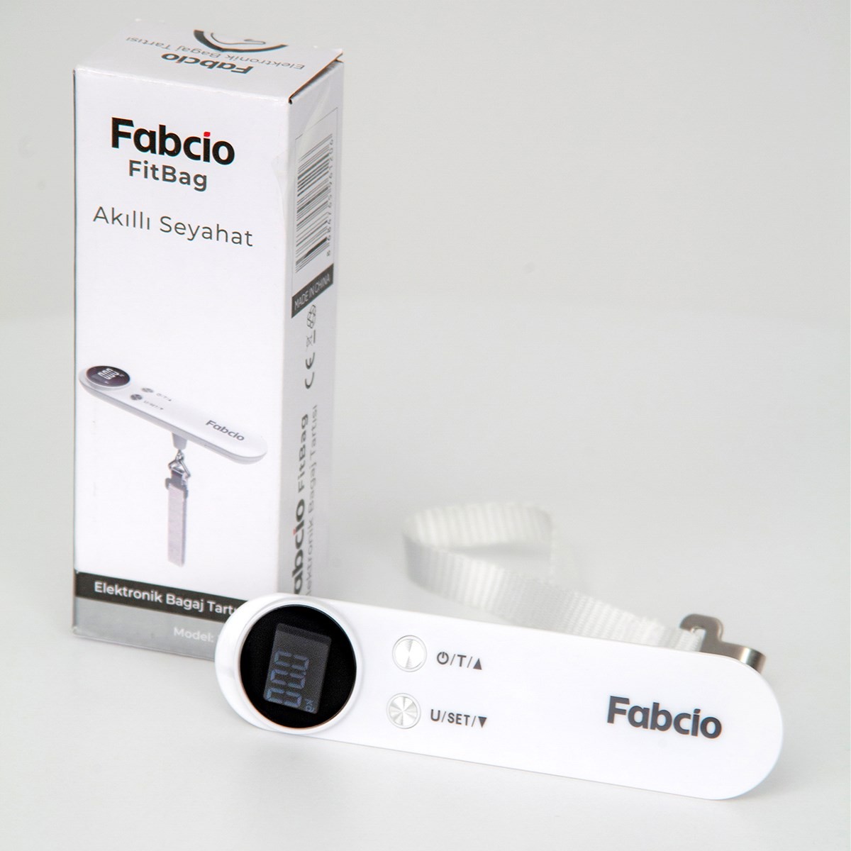 Fabcio FitBag 50Kg Kapasiteli Taşınabilir Dijital Seyahat Tartısı 