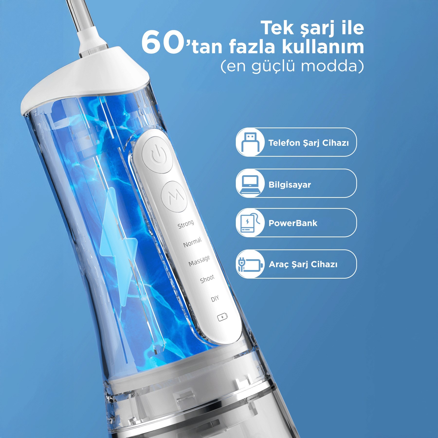Fabcio MySmile 7 in 1 Smart Taşınabilir Ağız Duşu