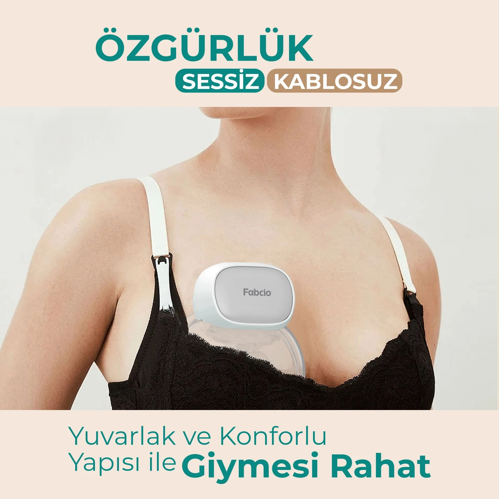 Fabcio Mamma Tekli Giyilebilir Smart Göğüs Pompası