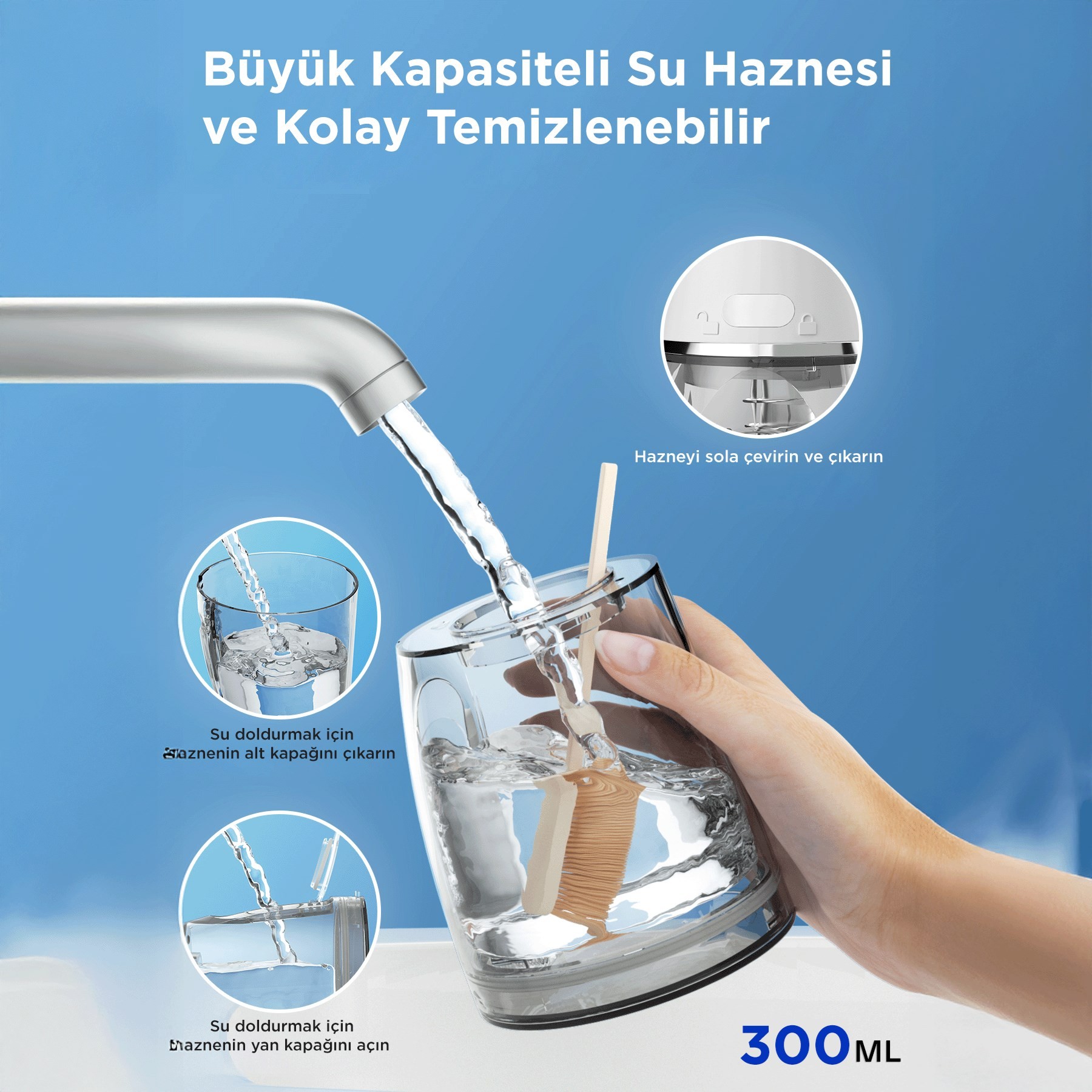Fabcio MySmile 7 in 1 Smart Taşınabilir Ağız Duşu