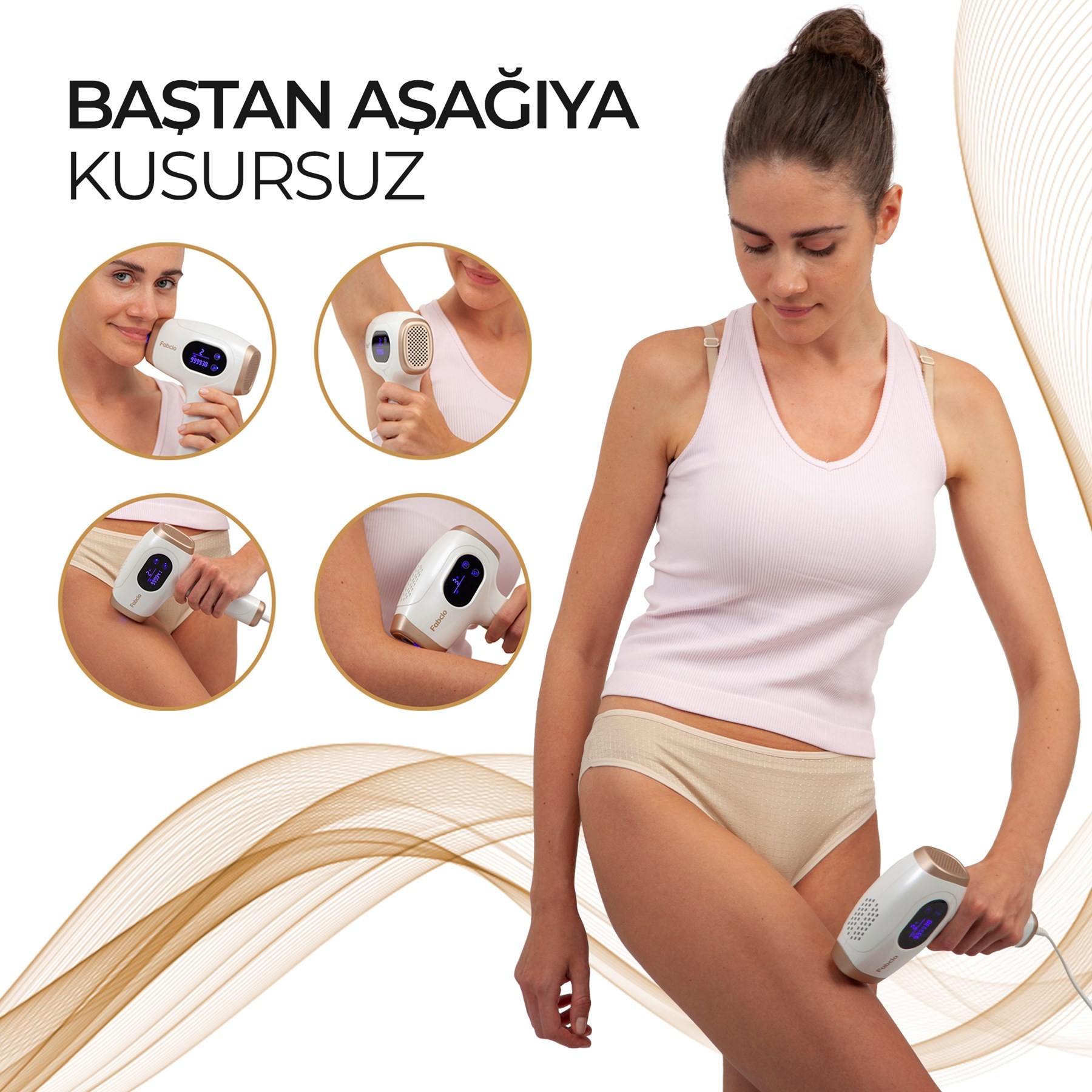 Fabcio Viva IPL Buz Quartz Tube 48W Lazer Epilasyon Cihazı