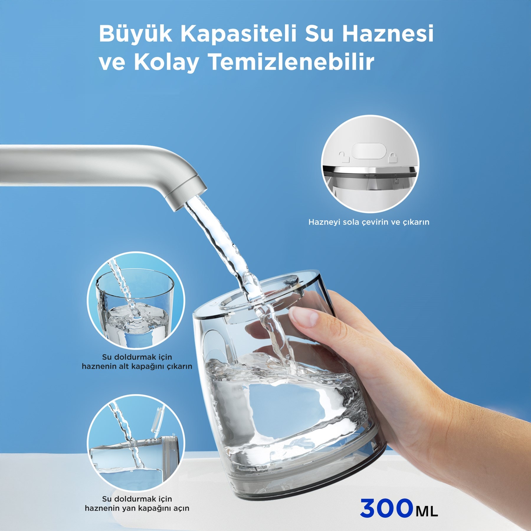 Fabcio MySmile 7 in 1 Smart Taşınabilir Ağız Duşu