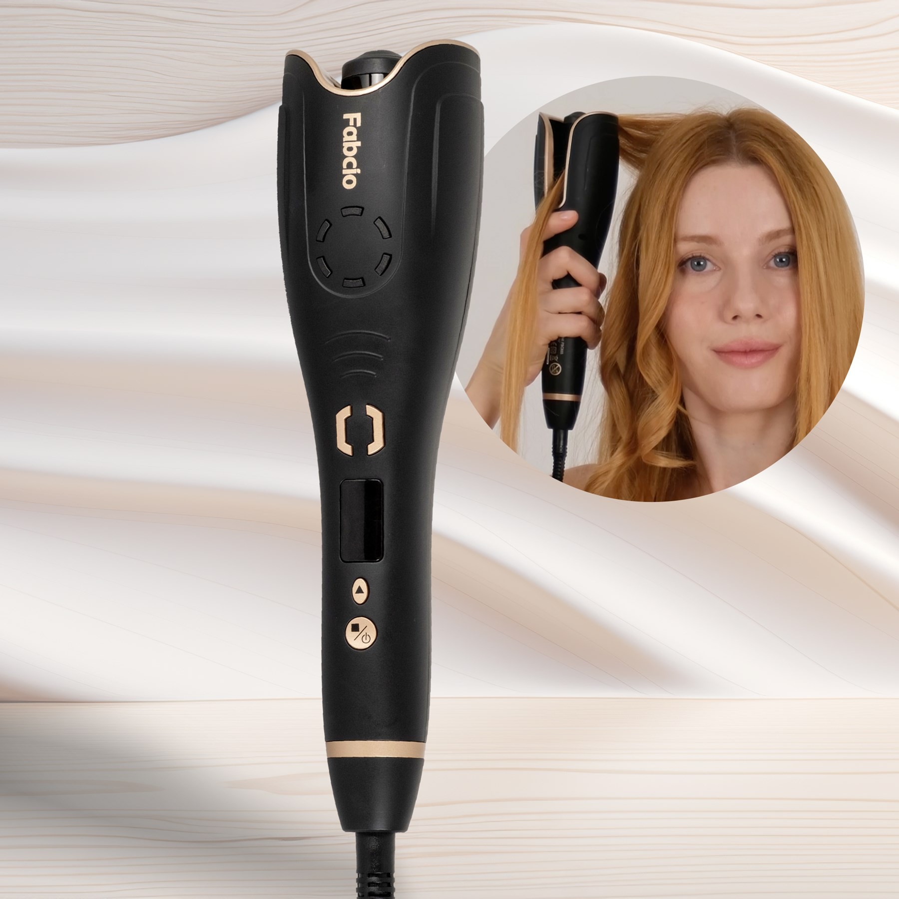 Fabcio AirWave Otomatik Dijital Ekranlı Bukle Maşası 