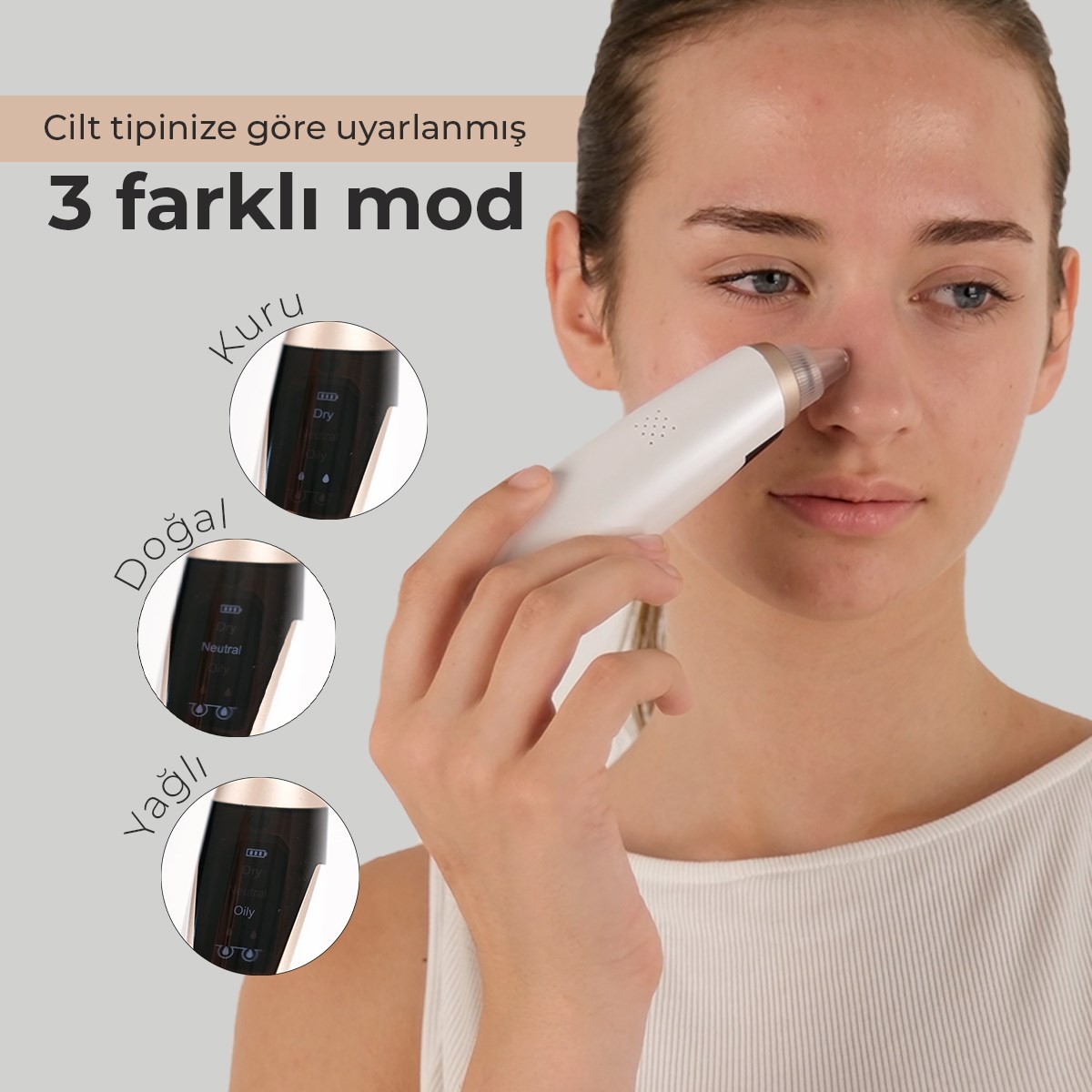 Fabcio ClearUp Yüz Gözenek Siyah Nokta Temizleyici Vakum Kiti