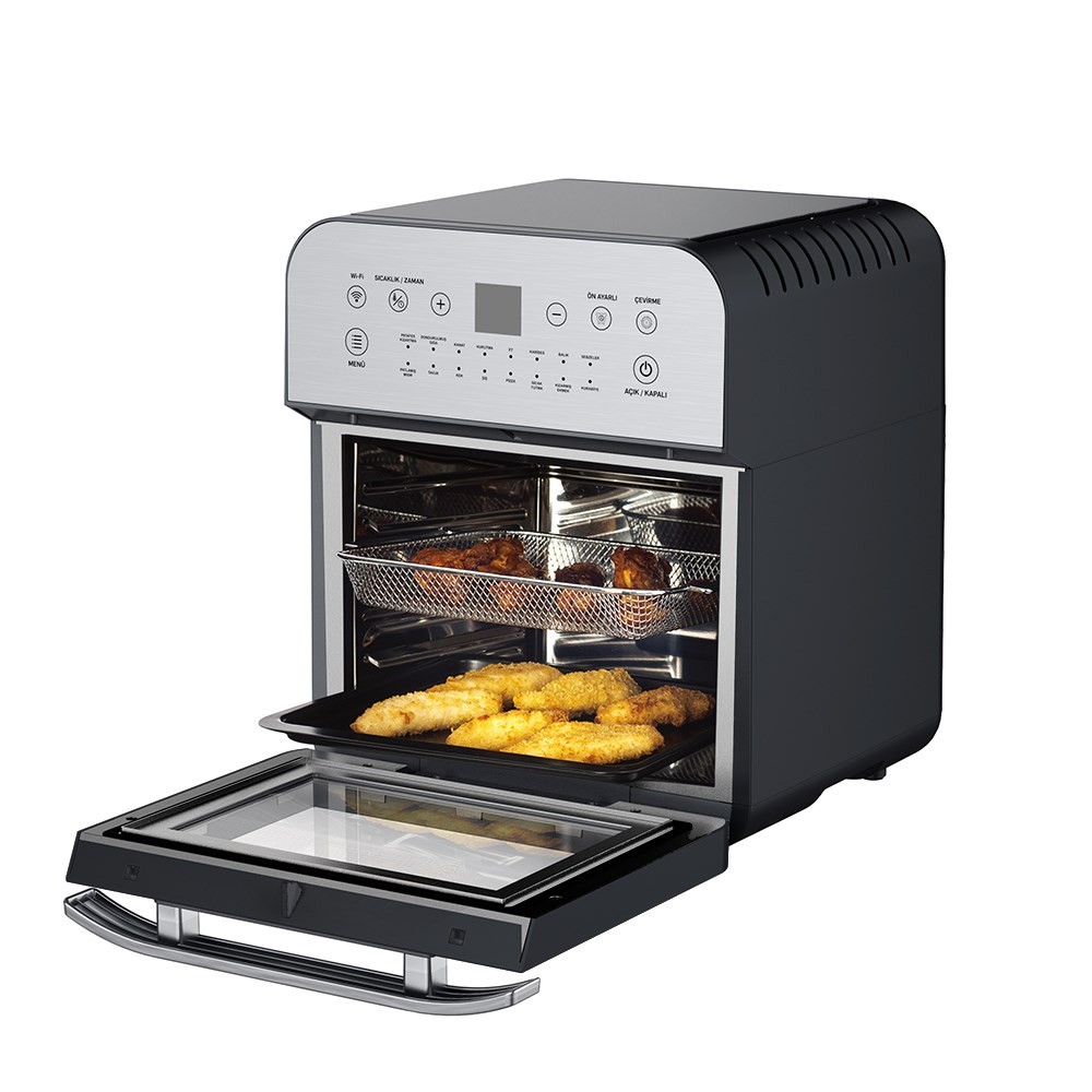 Fabcio Pesto Smart Çok Amaçlı Wi-Fi Airfryer & Fırın 12 Lt