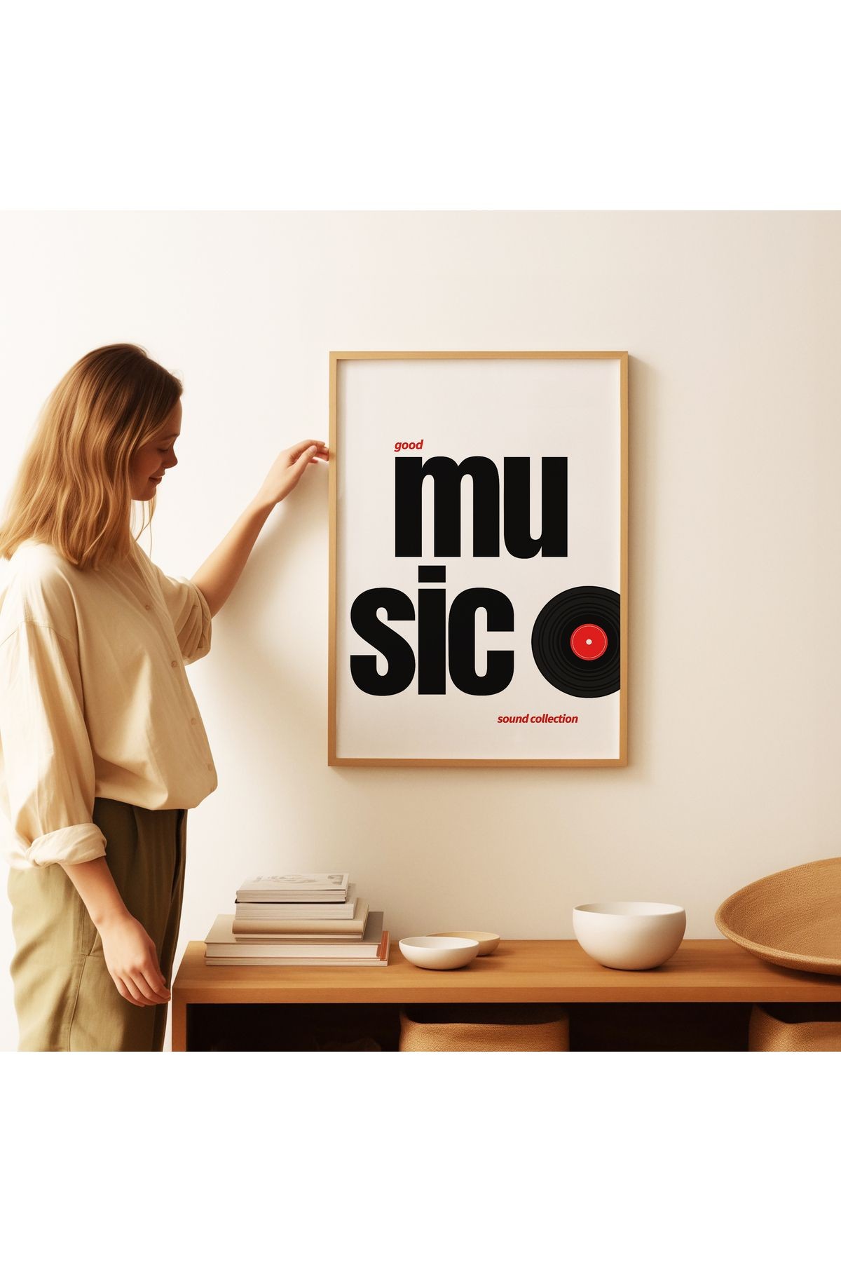 Good Music - Müzik Posteri - Tablo Ölçülerinde Çerçevesiz Poster
