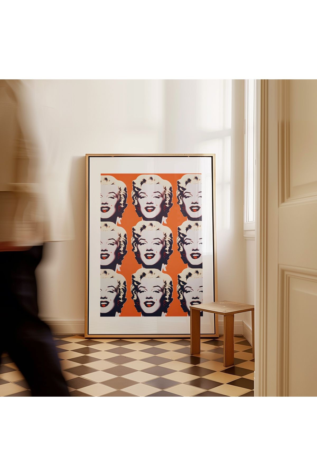 Andy Warhol Poster - Marilyn Monroe - Tablo Ölçülerinde Çerçevesiz Poster
