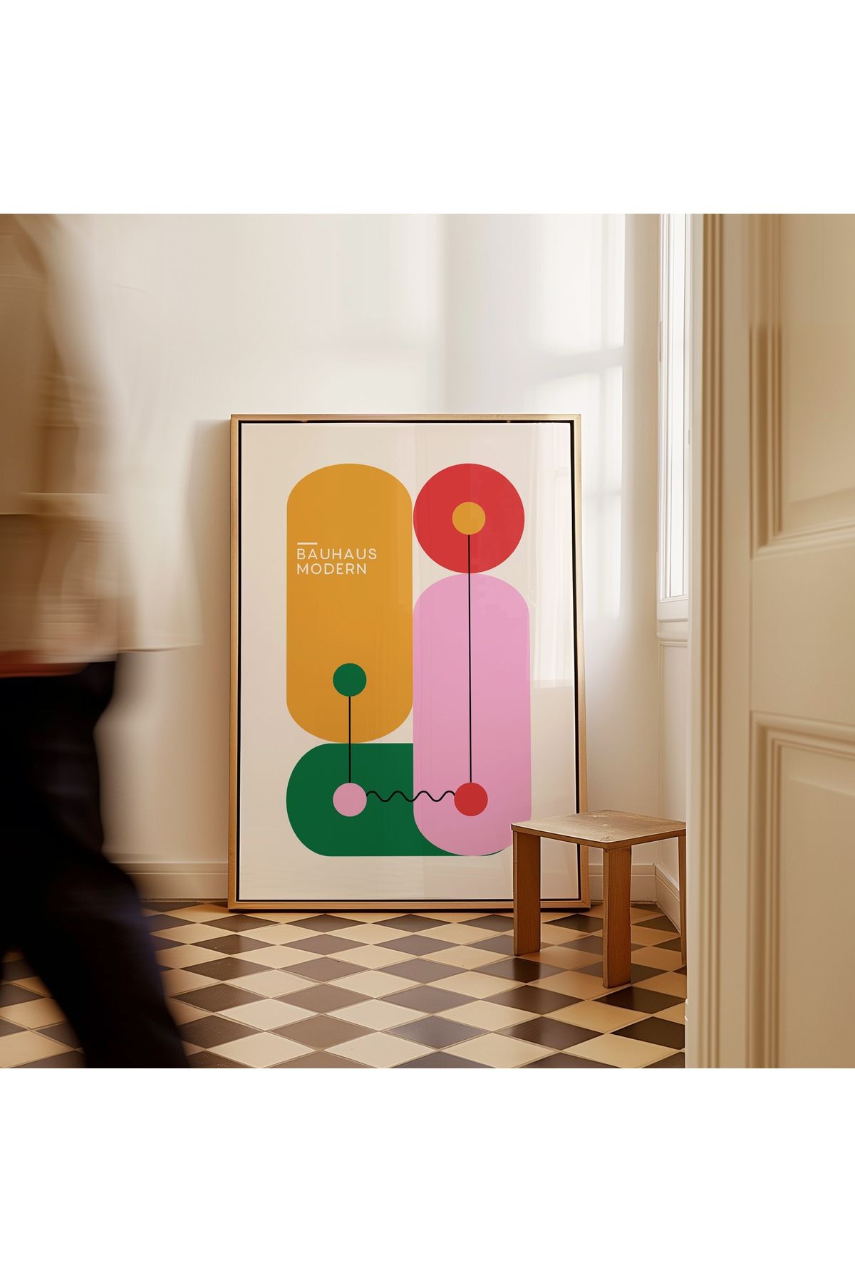 Bauhaus Exhibition Poster - Tablo Ölçülerinde Çerçevesiz Poster