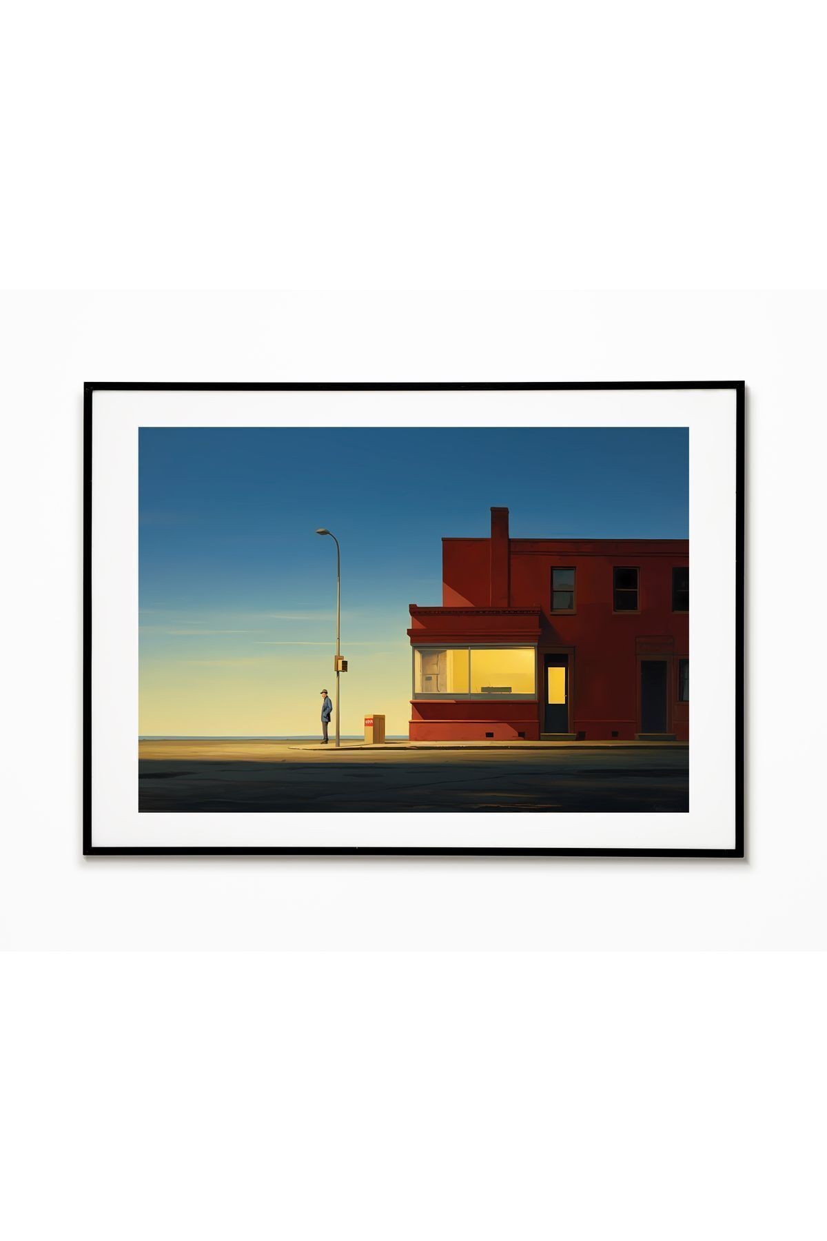 Edward Hopper Poster - Duvar Dekorasyonu - Tablo Ölçülerinde Çerçevesiz Poster