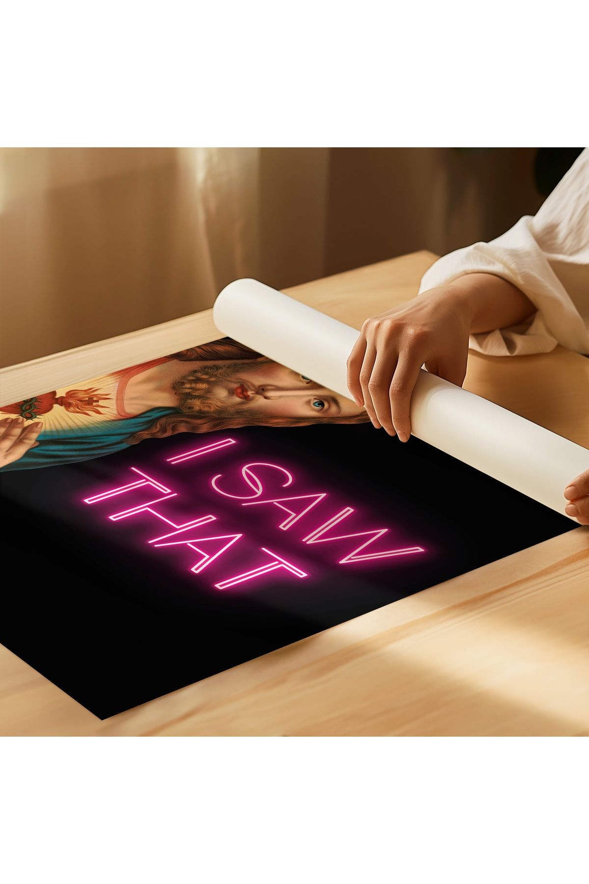 Barok Dönem Portre Poster - I Saw That - Tablo Ölçülerinde Çerçevesiz Poster