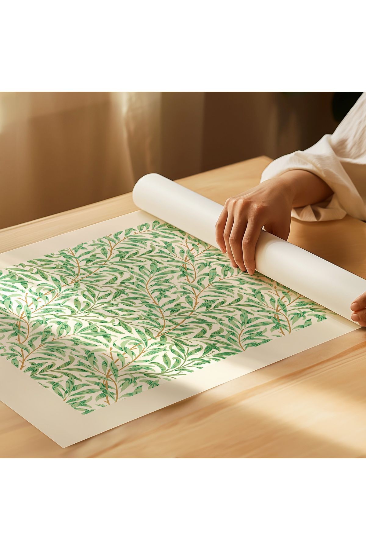 William Morris Poster - Vintage Willow Bough - Tablo Ölçülerinde Çerçevesiz Poster
