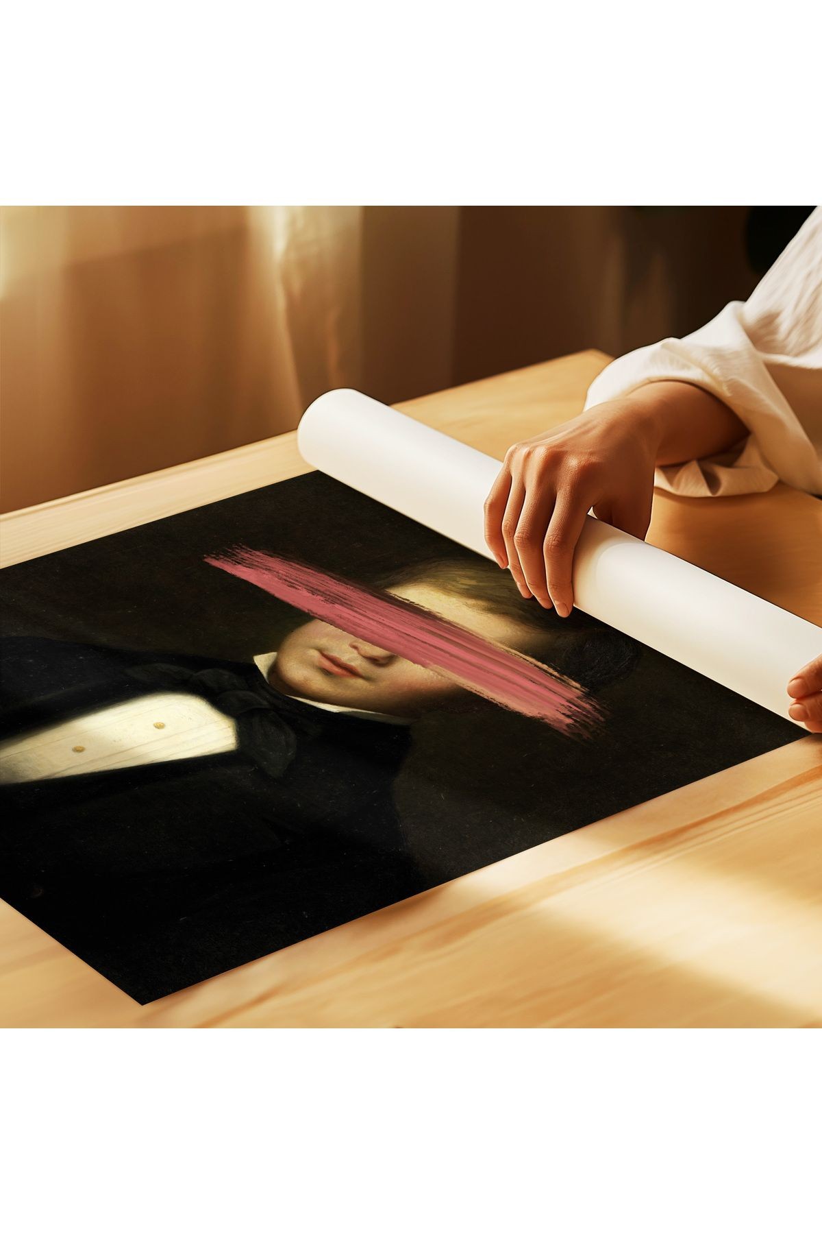 Barok Dönem Portre Poster - Eklektik Sanat - Tablo Ölçülerinde Çerçevesiz Poster