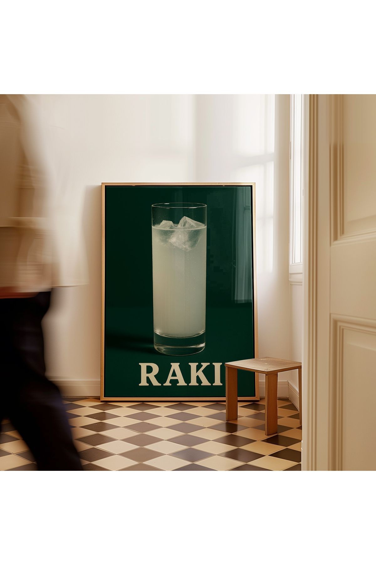Anason Rüyası Poster – Buzlu Bardak- Tablo Ölçülerinde Çerçevesiz Poster