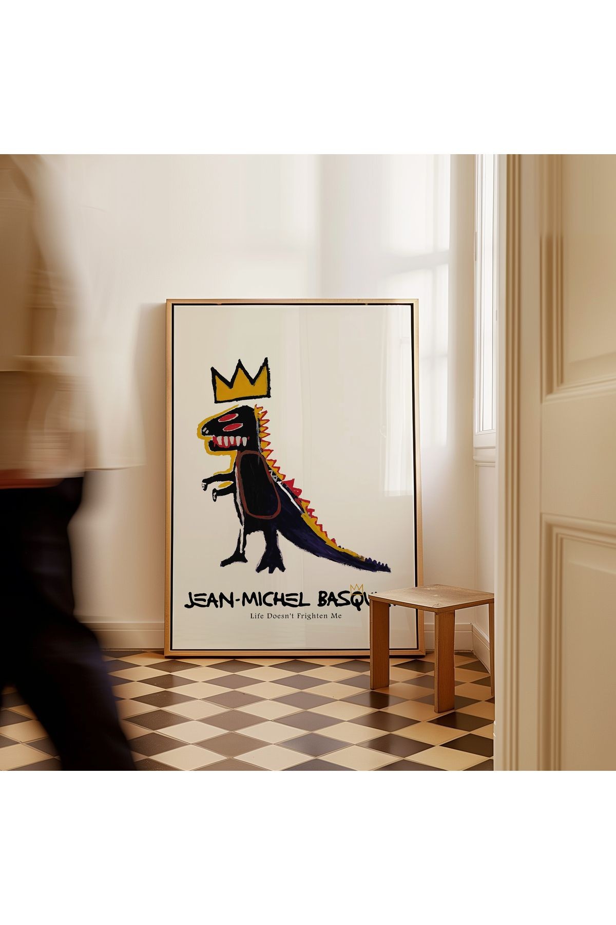 Jean-michel Basquiat Poster - Tablo Ölçülerinde Çerçevesiz Poster