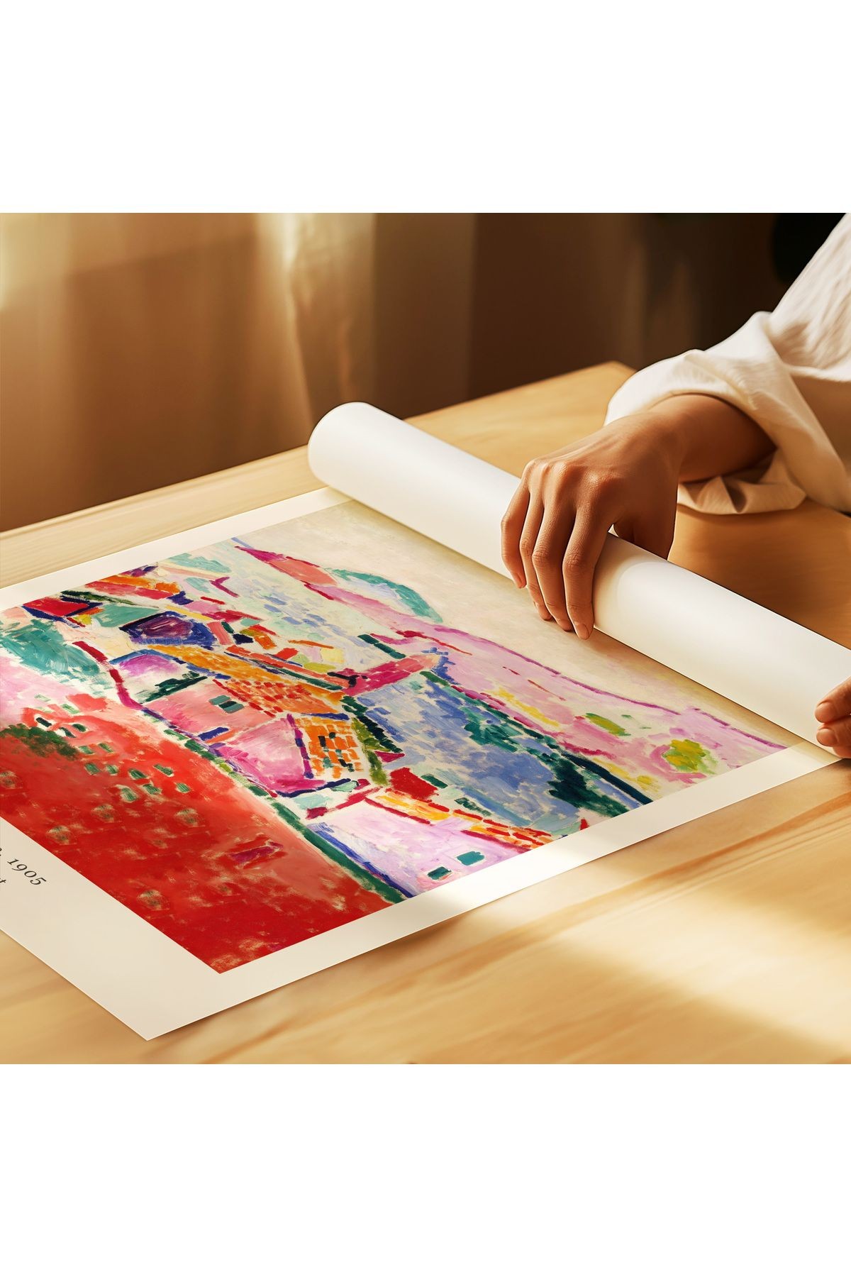 Matisse Poster - View Of Collioure - Tablo Ölçülerinde Çerçevesiz Poster