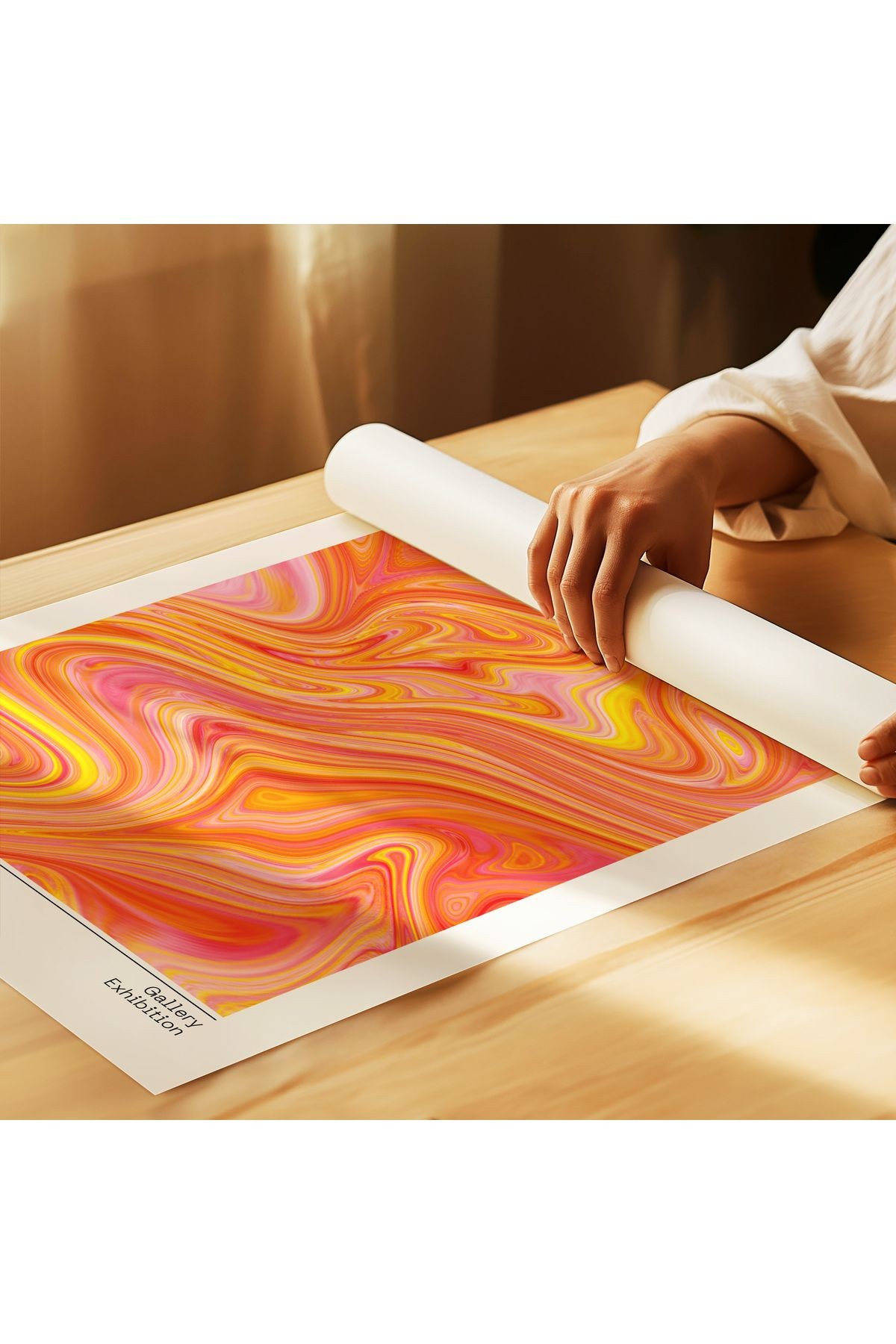 Aura Poster - Positivity - Tablo Ölçülerinde Çerçevesiz Poster
