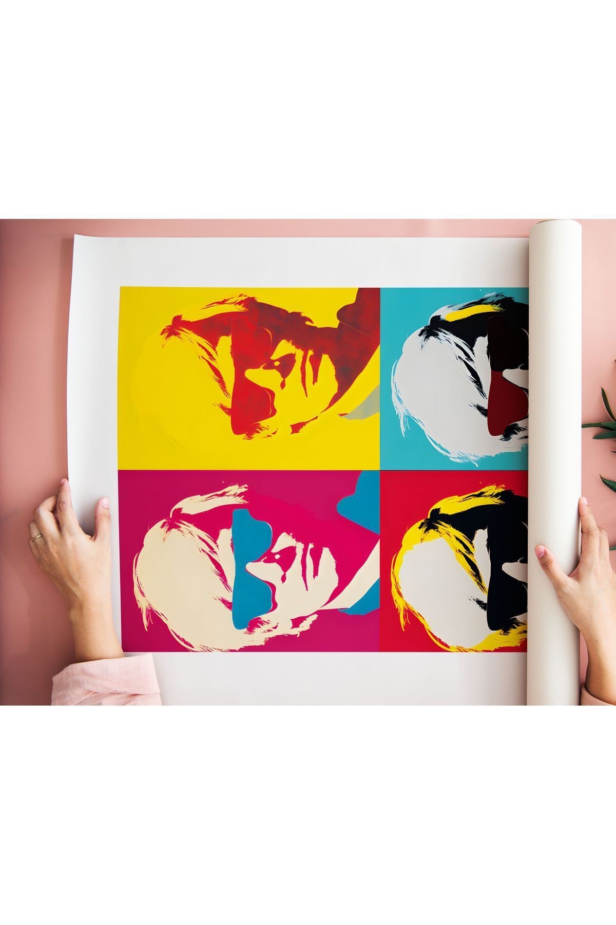 Andy Warhol Poster - Tablo Ölçülerinde Çerçevesiz Poster