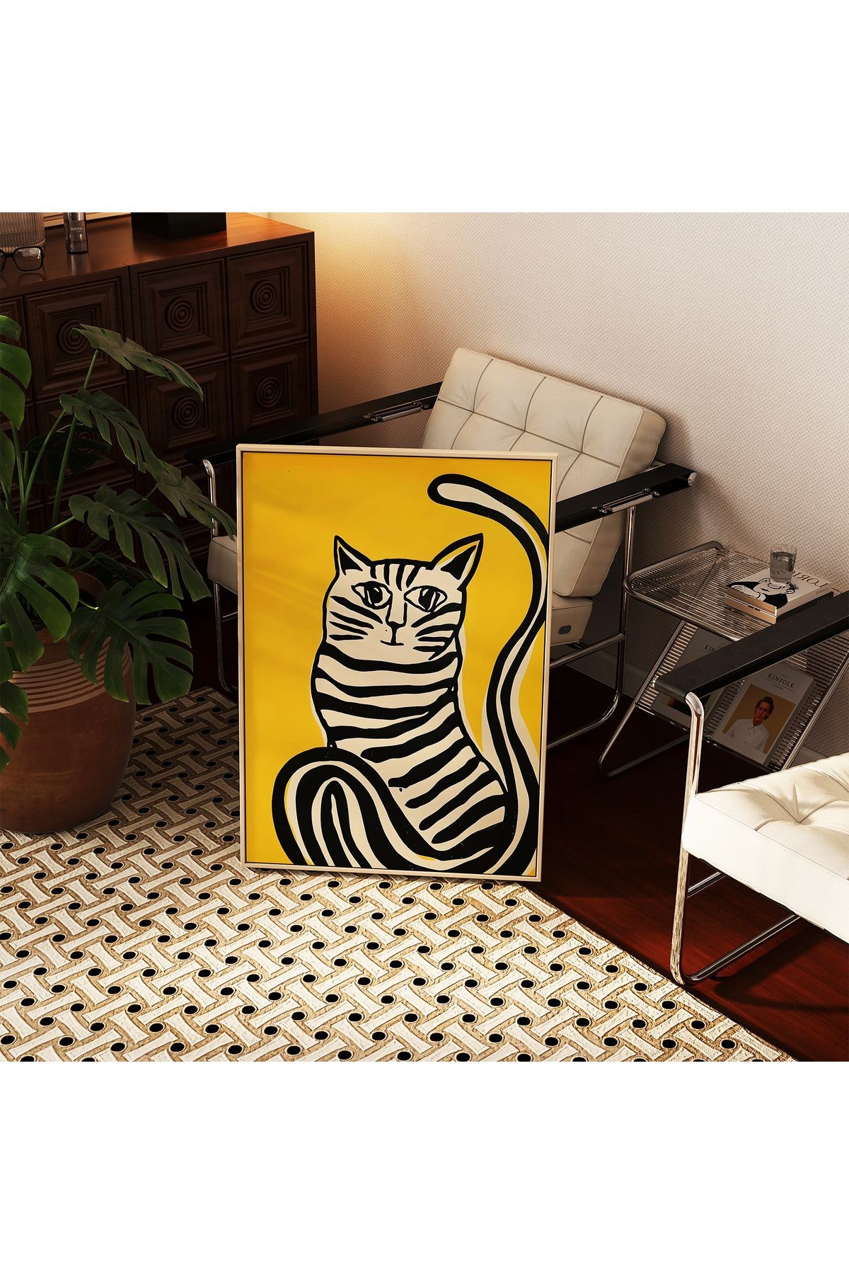 Kedi Poster - Kedi Koleksiyonu 1 - Tablo Ölçülerinde Çerçevesiz Poster