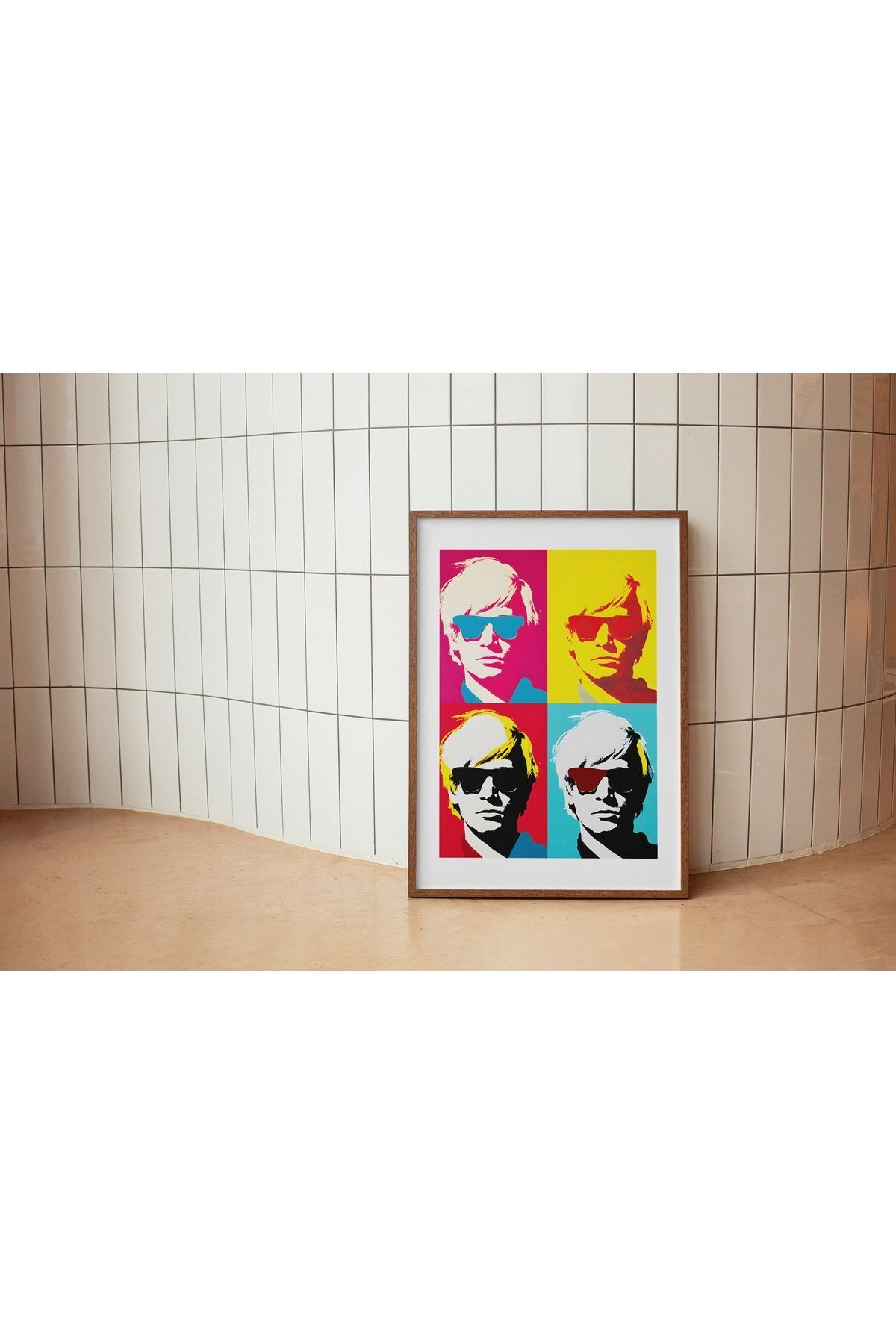 Andy Warhol Poster - Tablo Ölçülerinde Çerçevesiz Poster