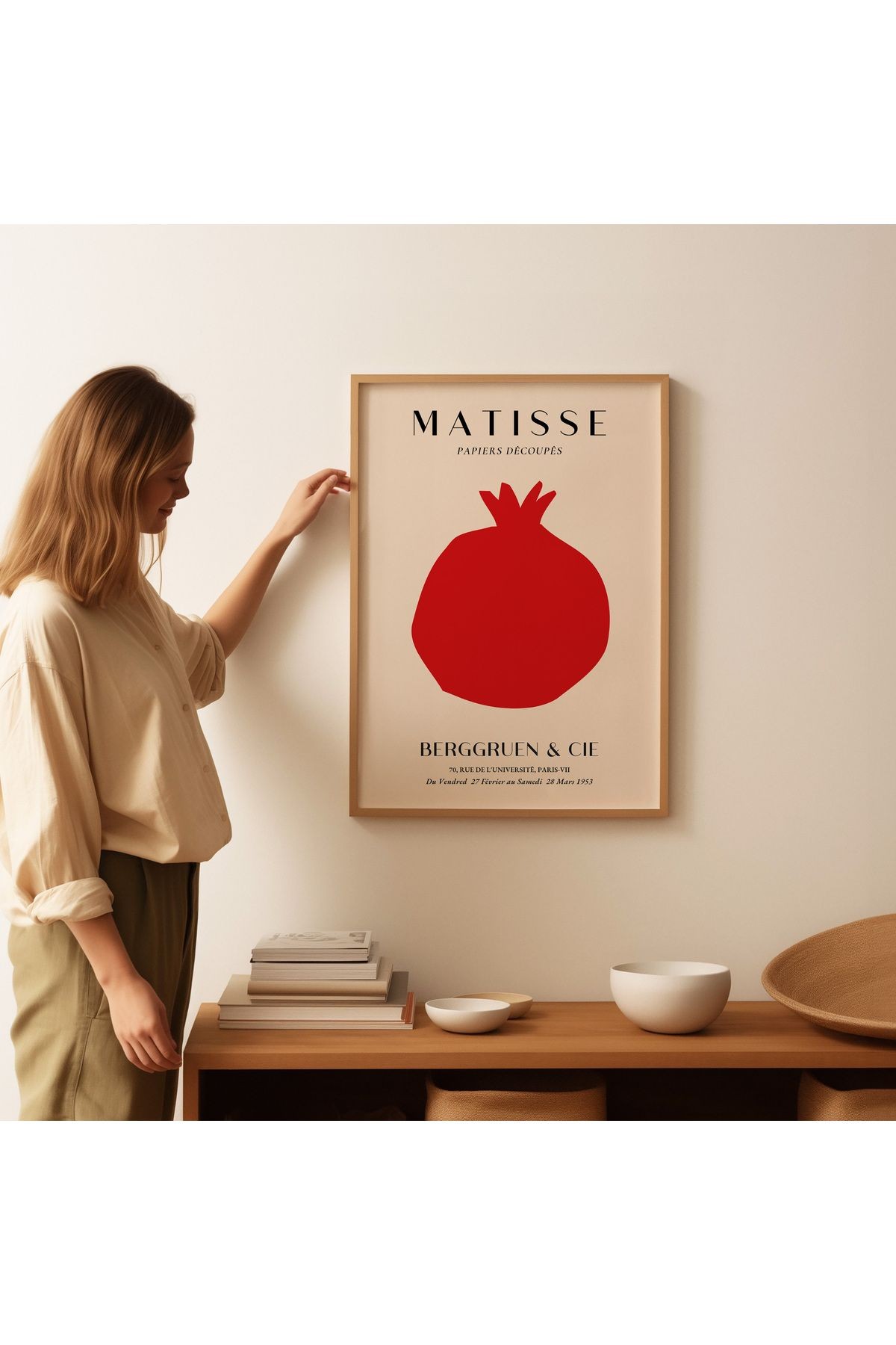 Matisse Poster - Tablo Ölçülerinde Çerçevesiz Poster