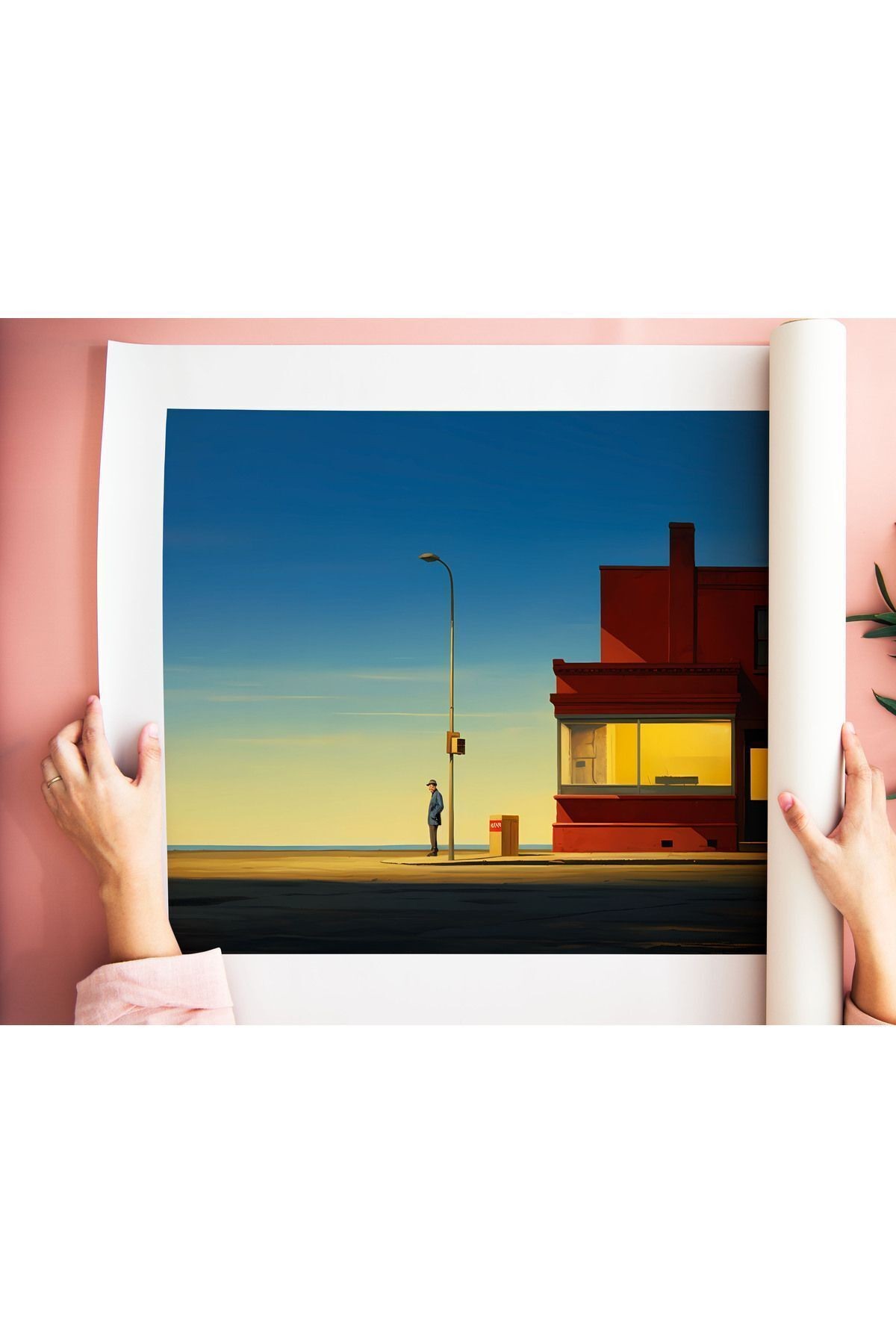 Edward Hopper Poster - Duvar Dekorasyonu - Tablo Ölçülerinde Çerçevesiz Poster