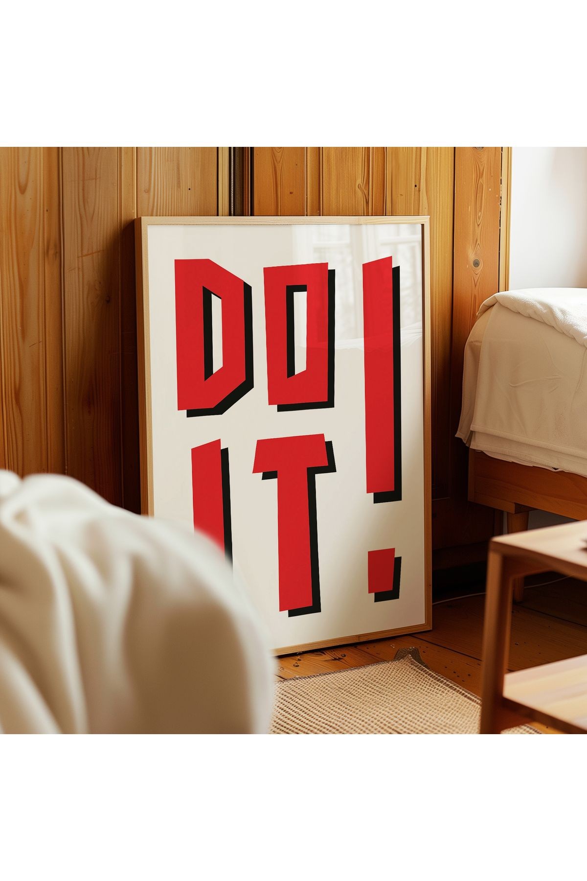 Do It ! - Harekete Geç! - Tablo Ölçülerinde Çerçevesiz Poster
