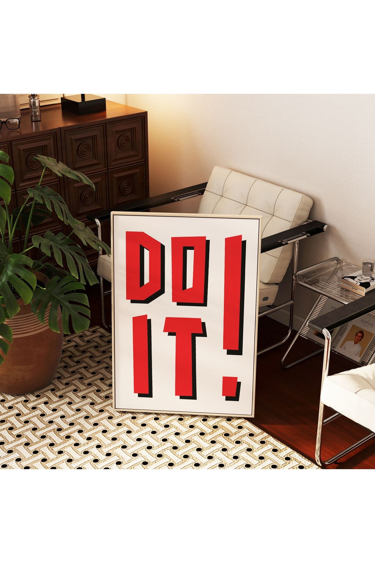 Do It ! - Harekete Geç! - Tablo Ölçülerinde Çerçevesiz Poster