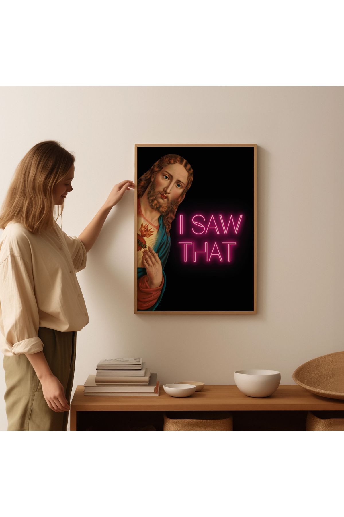 Barok Dönem Portre Poster - I Saw That - Tablo Ölçülerinde Çerçevesiz Poster