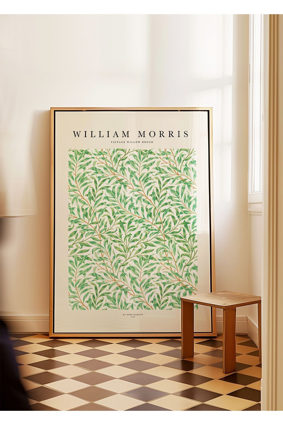 William Morris Poster - Vintage Willow Bough - Tablo Ölçülerinde Çerçevesiz Poster