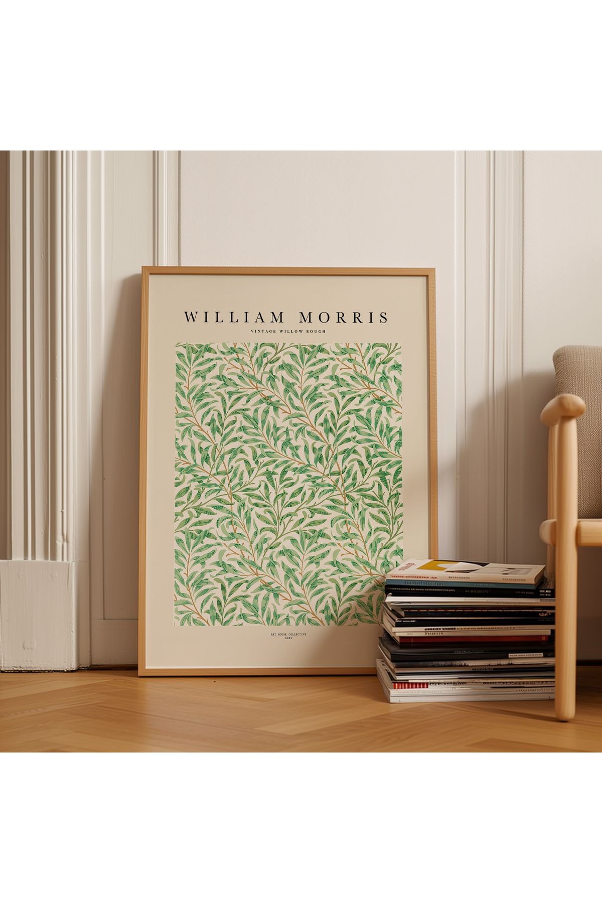 William Morris Poster - Vintage Willow Bough - Tablo Ölçülerinde Çerçevesiz Poster
