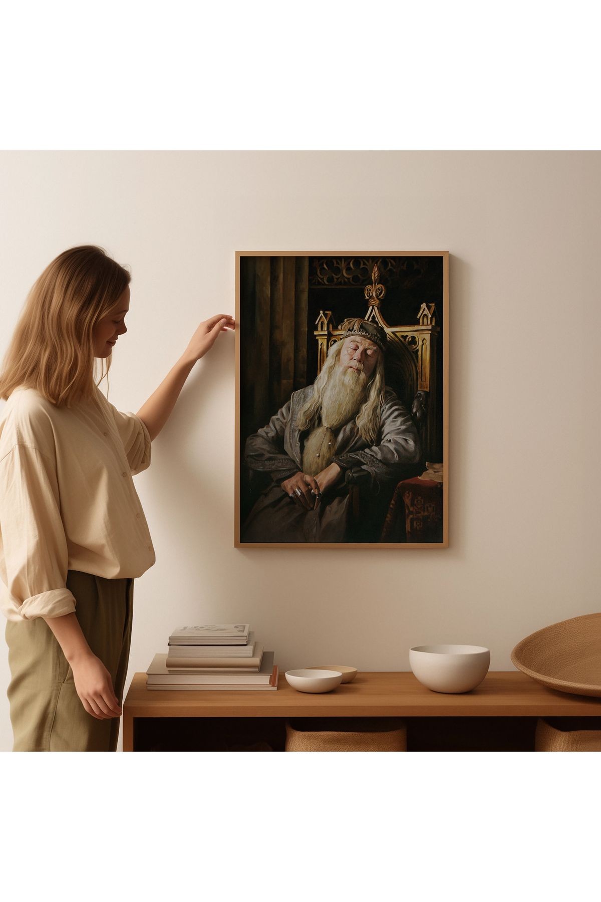 Harry Potter Poster - Albus Dumbledore - Çerçevesiz Poster Baskı
