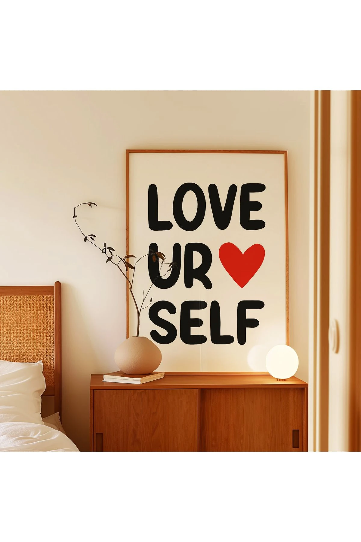 Love Yourself - Kendini Sev - Tablo Ölçülerinde Çerçevesiz Poster