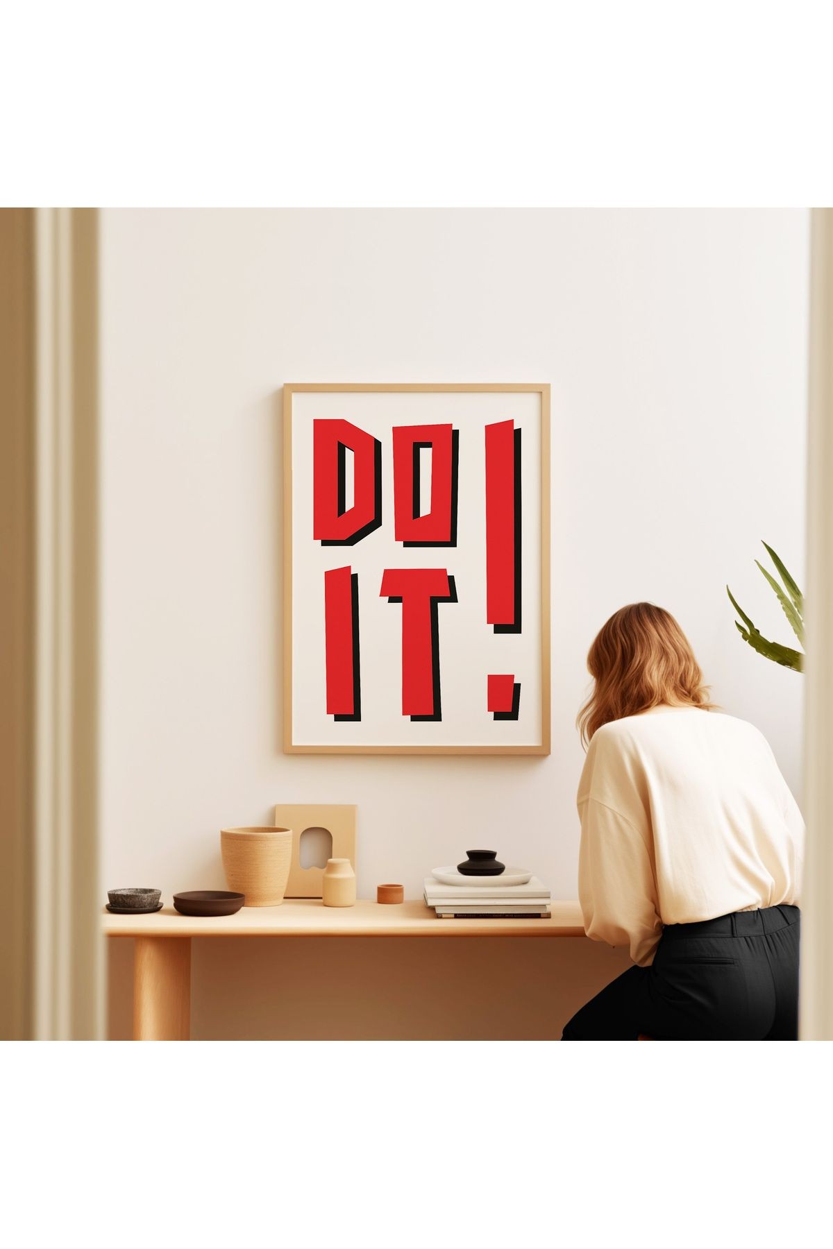 Do It ! - Harekete Geç! - Tablo Ölçülerinde Çerçevesiz Poster