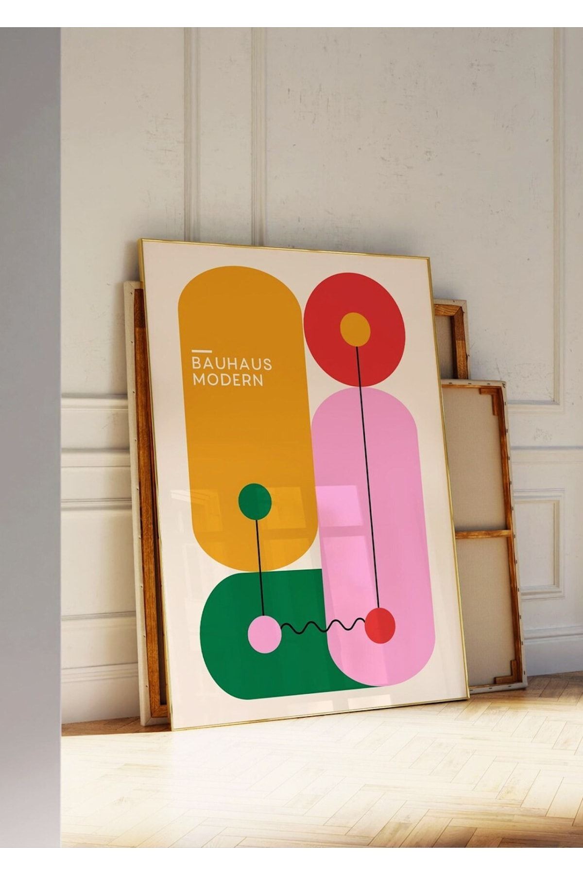Bauhaus Exhibition Poster - Tablo Ölçülerinde Çerçevesiz Poster