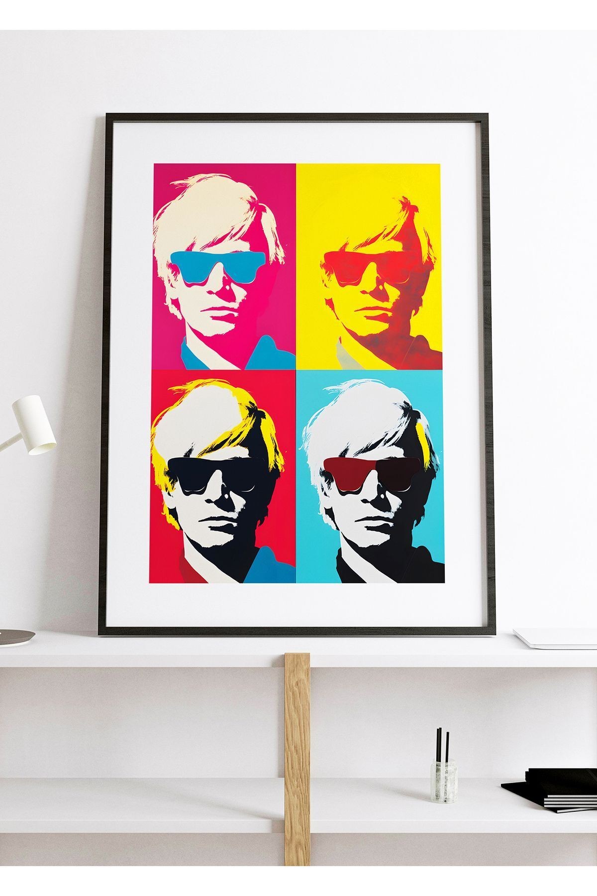Andy Warhol Poster - Tablo Ölçülerinde Çerçevesiz Poster