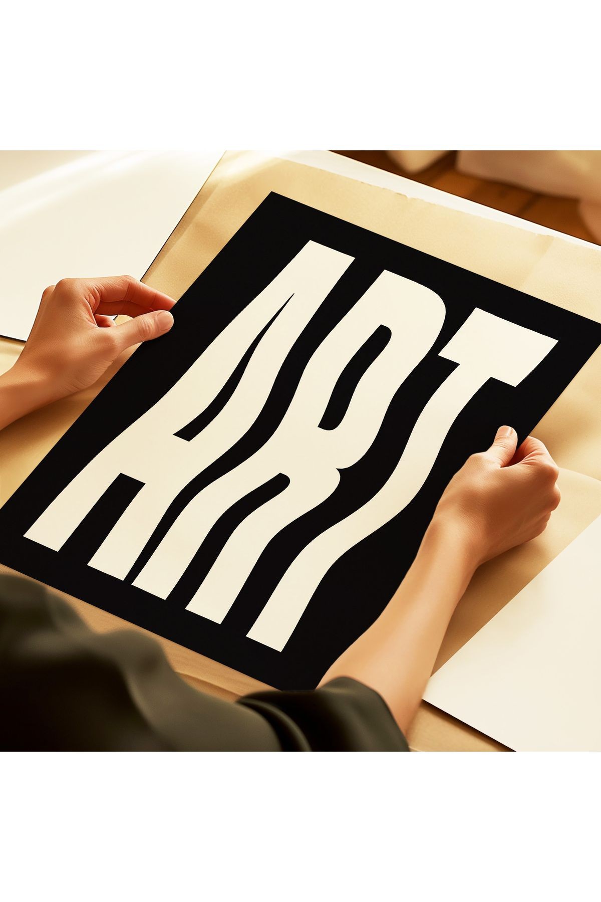 Art - Sanat - Tablo Ölçülerinde Çerçevesiz Poster