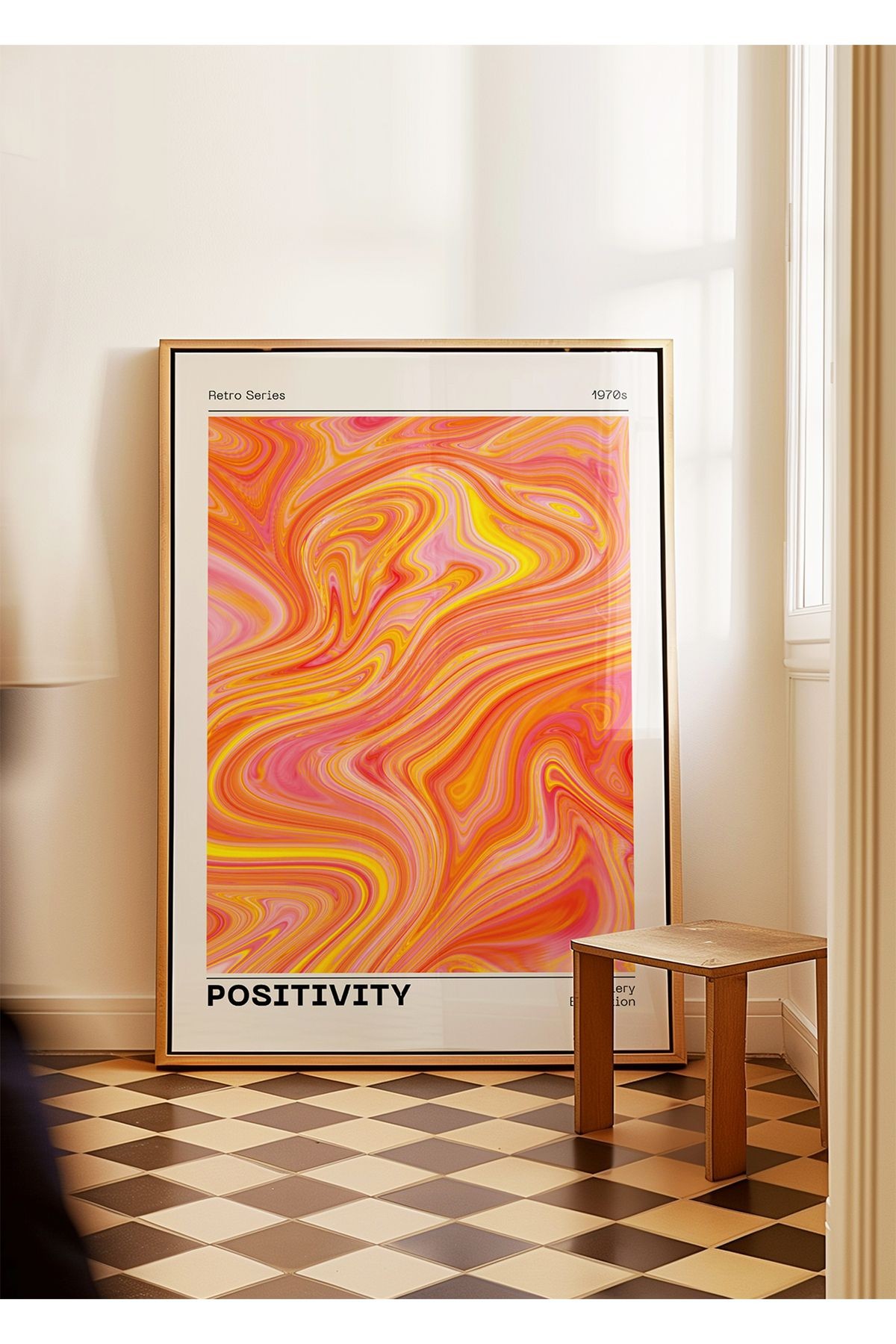 Aura Poster - Positivity - Tablo Ölçülerinde Çerçevesiz Poster