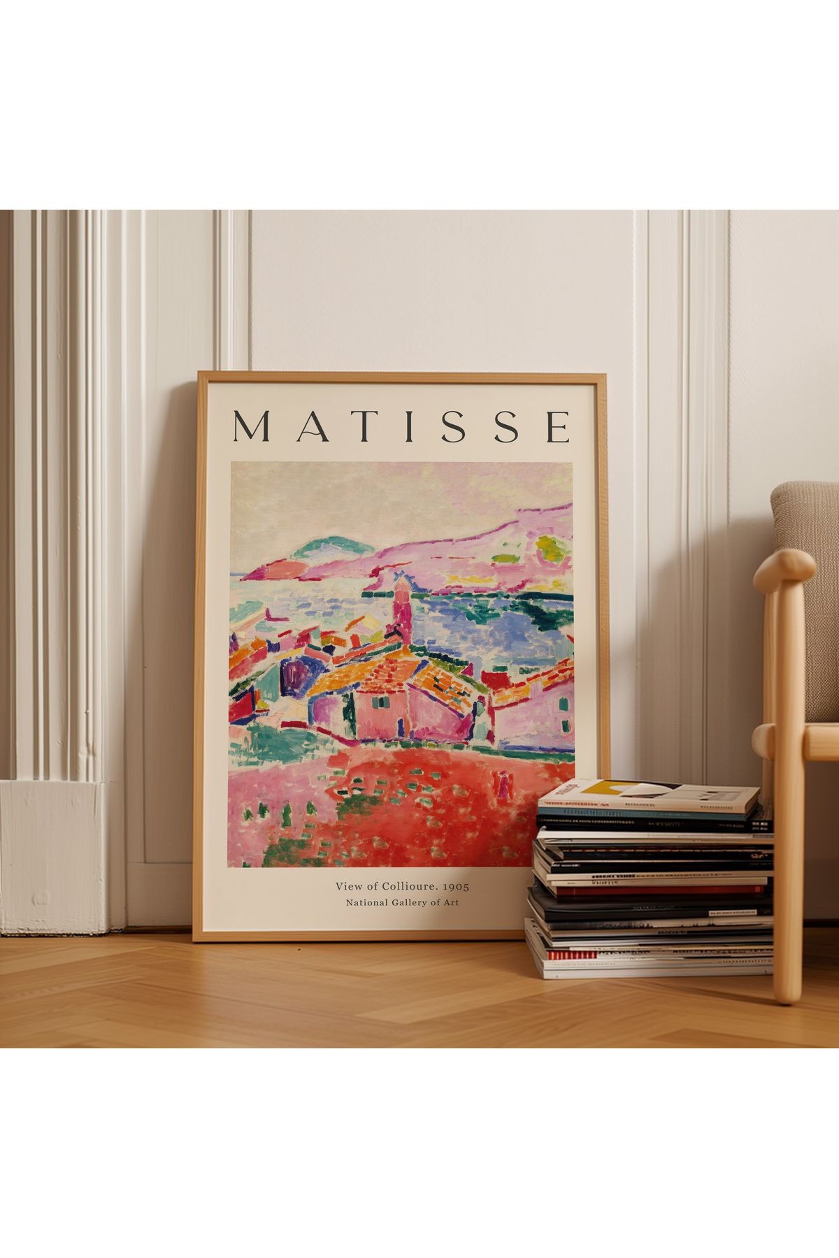 Matisse Poster - View Of Collioure - Tablo Ölçülerinde Çerçevesiz Poster
