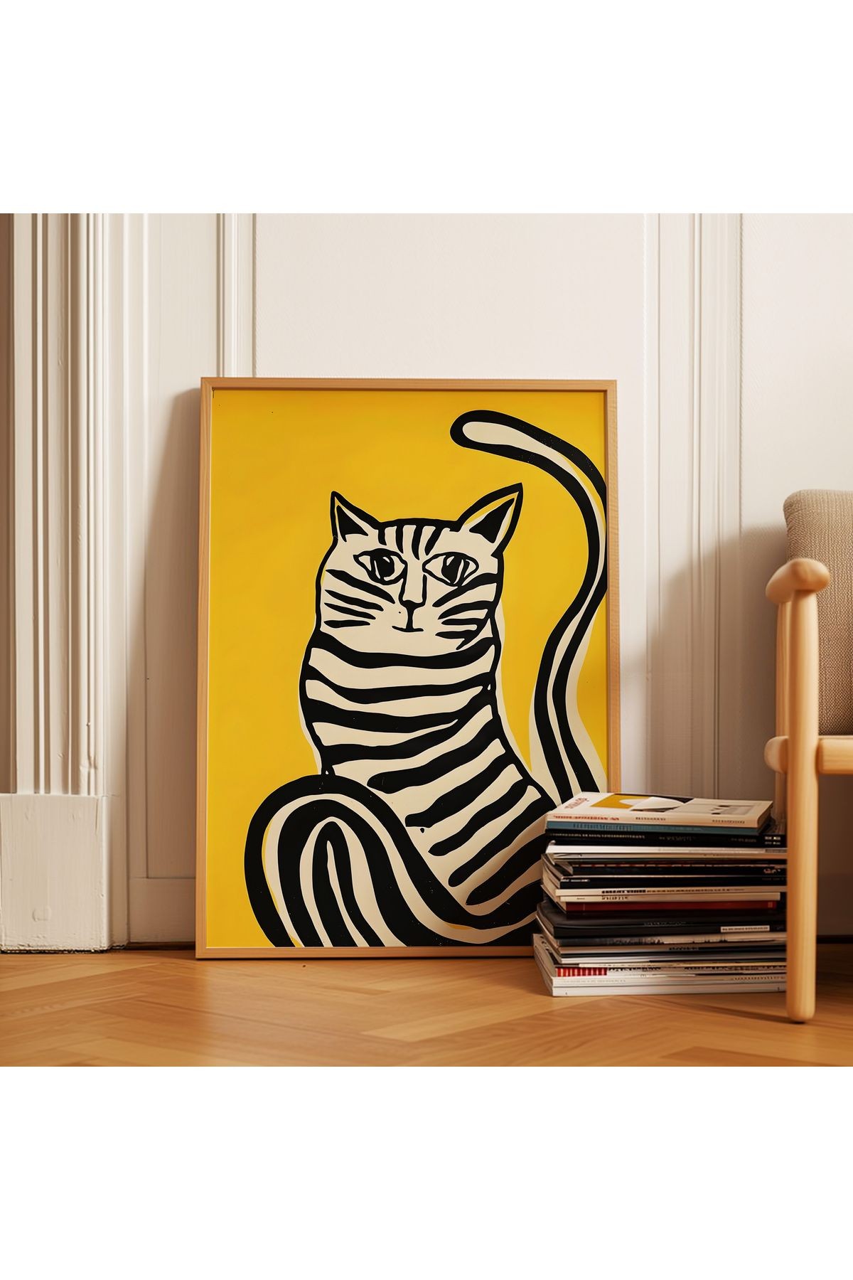 Kedi Poster - Kedi Koleksiyonu 1 - Tablo Ölçülerinde Çerçevesiz Poster