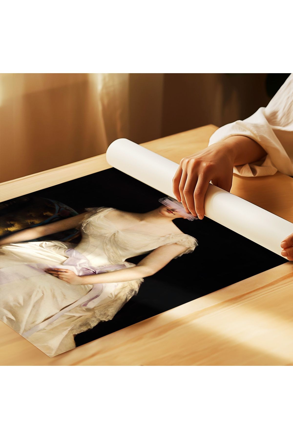 Barok Dönem Portre Poster - Eklektik Sanat - Tablo Ölçülerinde Çerçevesiz Poster