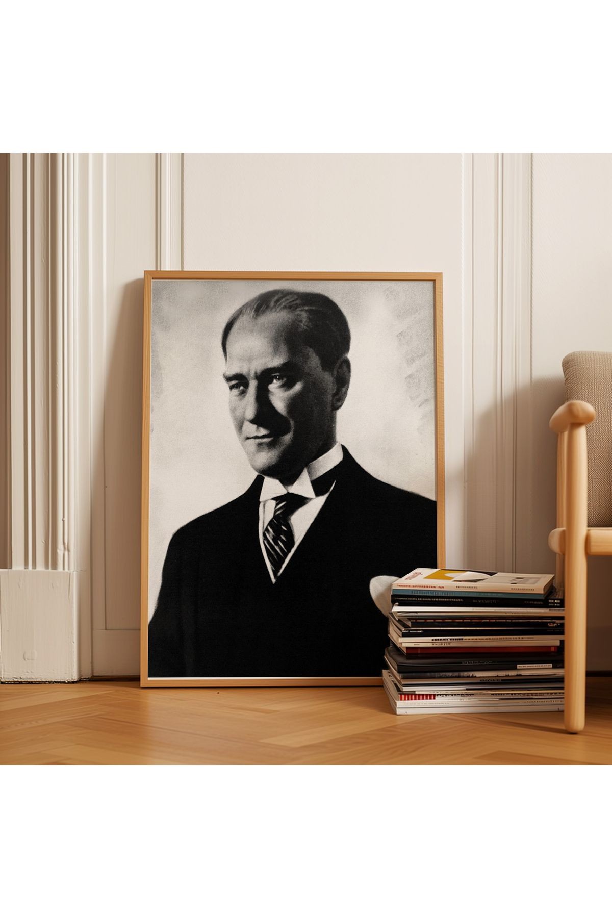Atatürk Poster - Tablo Ölçülerinde Yüksek Çözünürlükte Çerçevesiz Poster