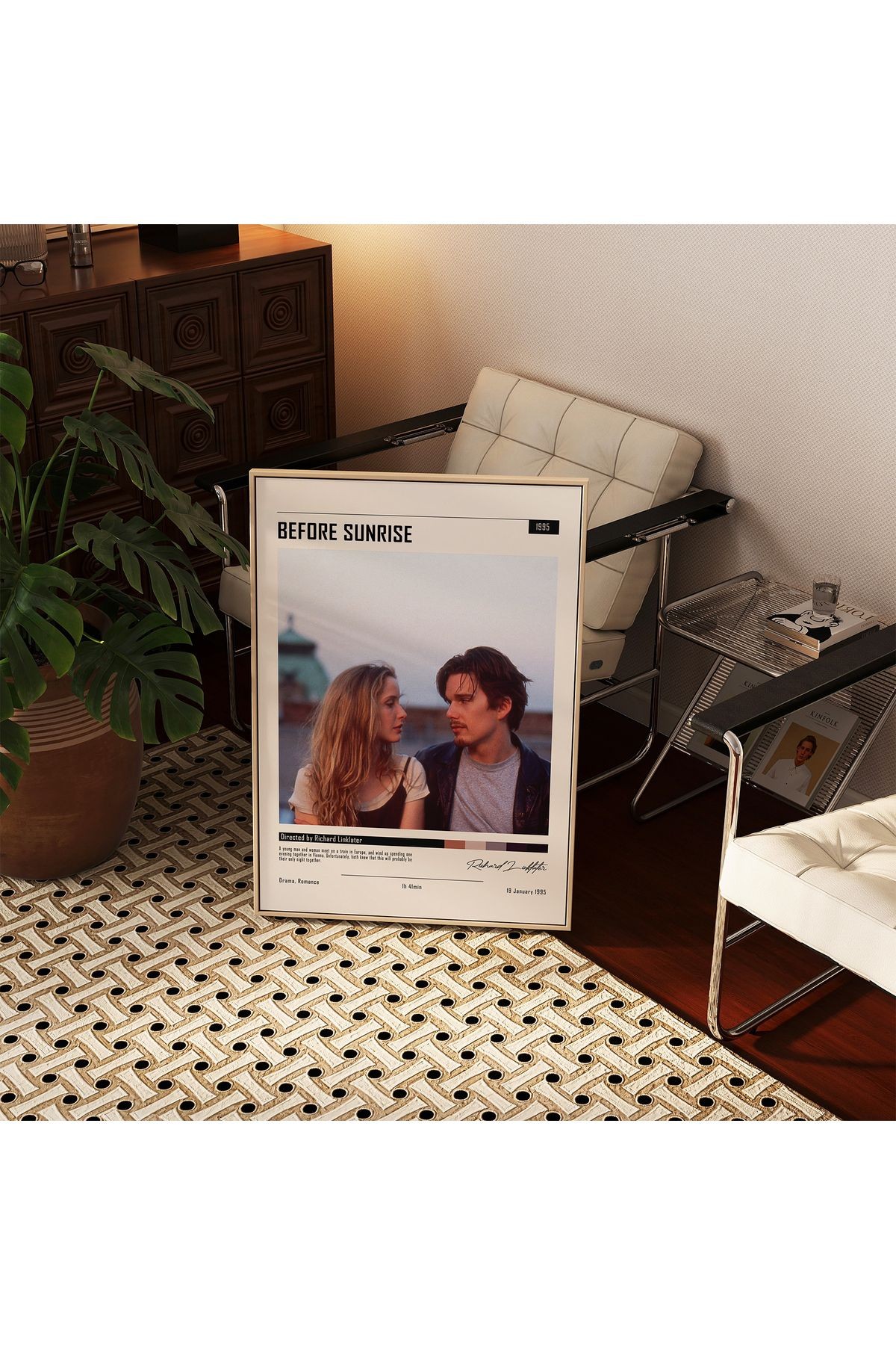 Before Sunrise Poster - Tablo Ölçülerinde Ve Yüksek Çözünürlükte Çerçevesiz Film Posteri