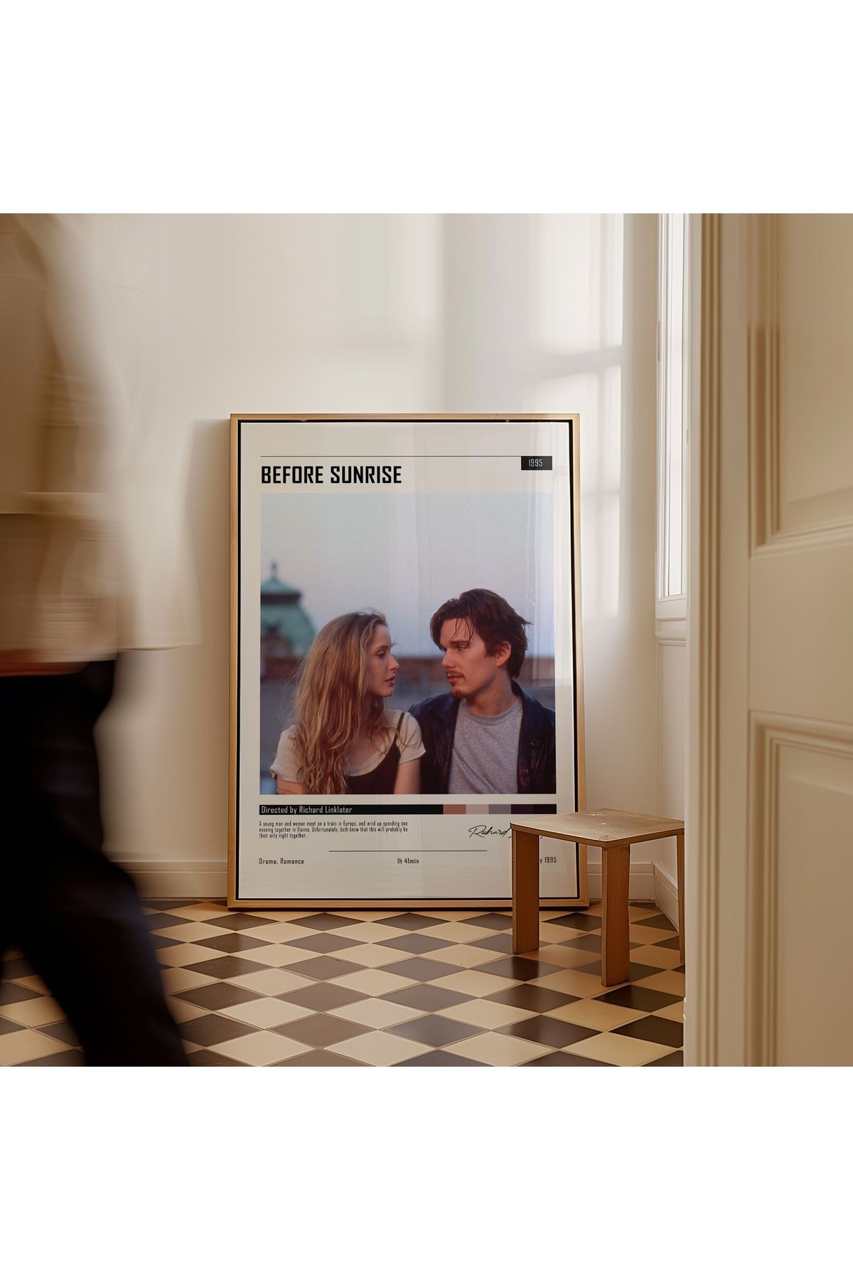 Before Sunrise Poster - Tablo Ölçülerinde Ve Yüksek Çözünürlükte Çerçevesiz Film Posteri