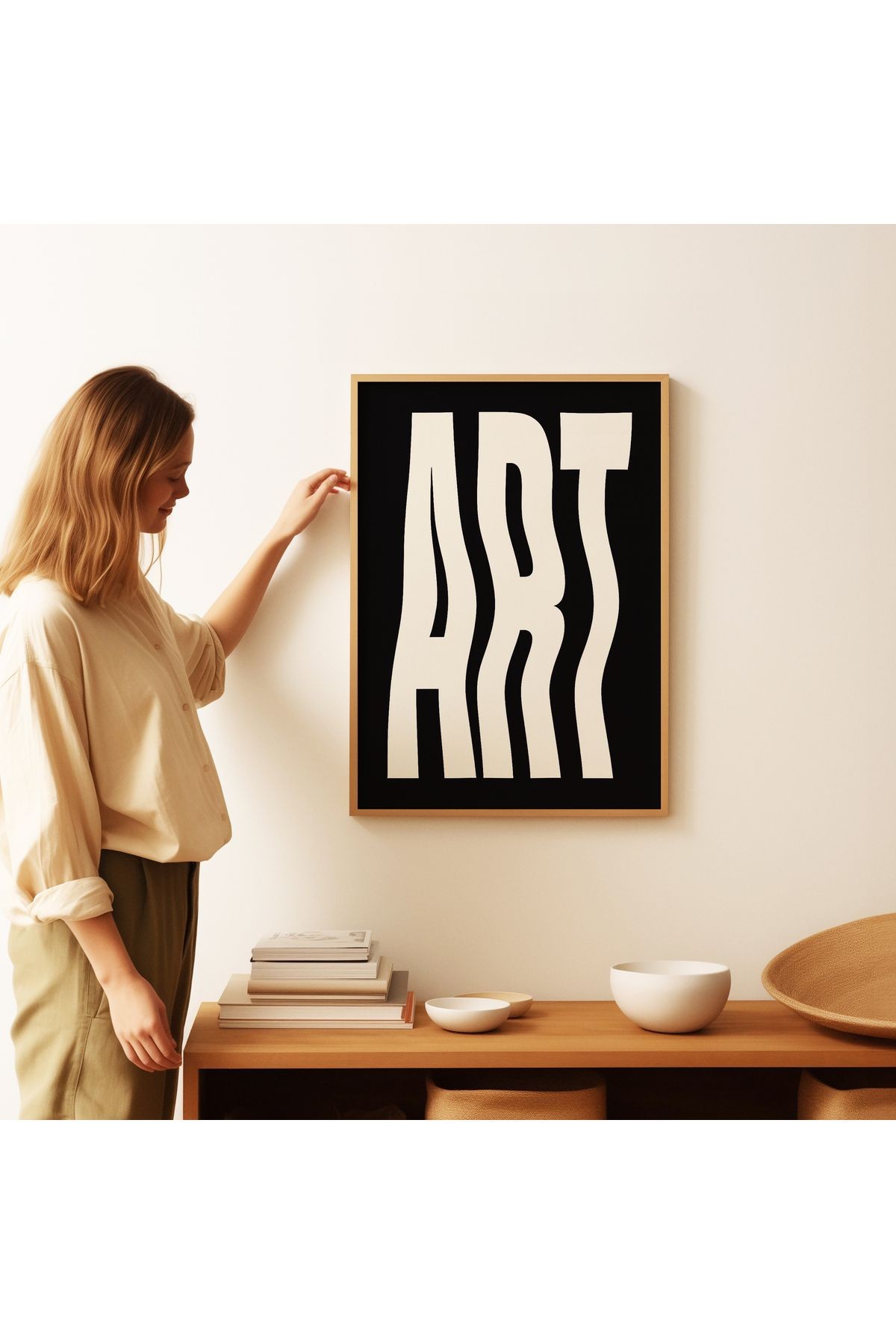 Art - Sanat - Tablo Ölçülerinde Çerçevesiz Poster