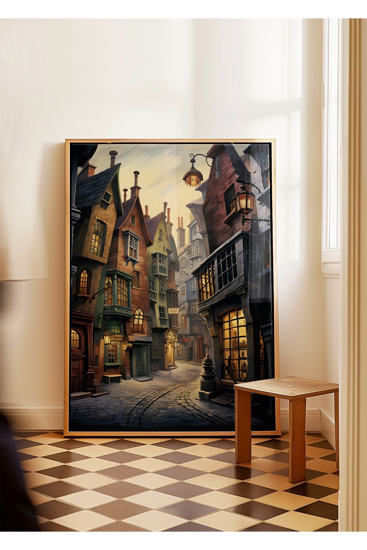 Harry Potter Poster - Hogsmeade Village - Film Posteri - Tablo Ölçülerinde Çerçevesiz Poster