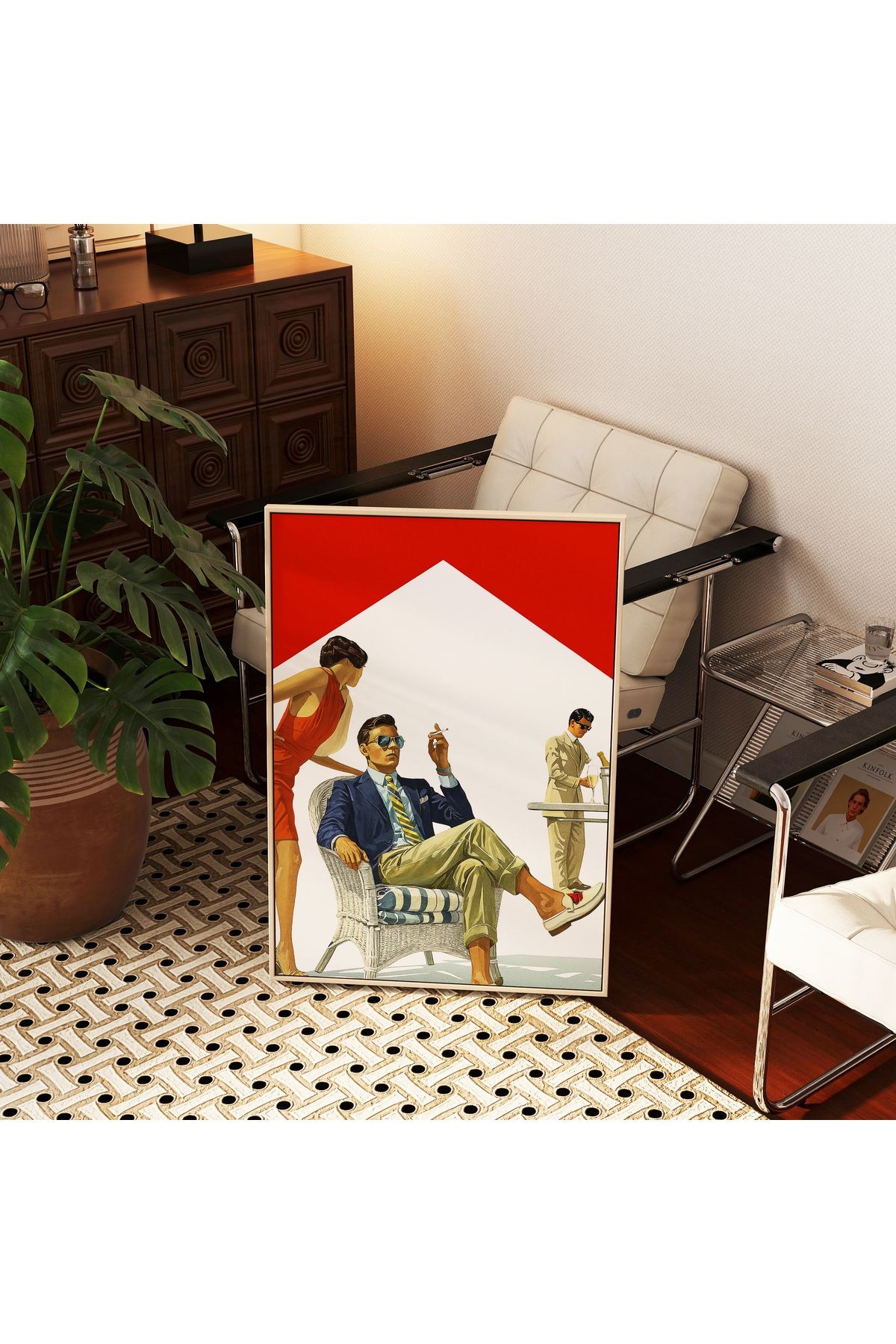 Marlboro High Life - Retro Lüks Stil - Tablo Ölçülerinde Çerçevesiz Poster
