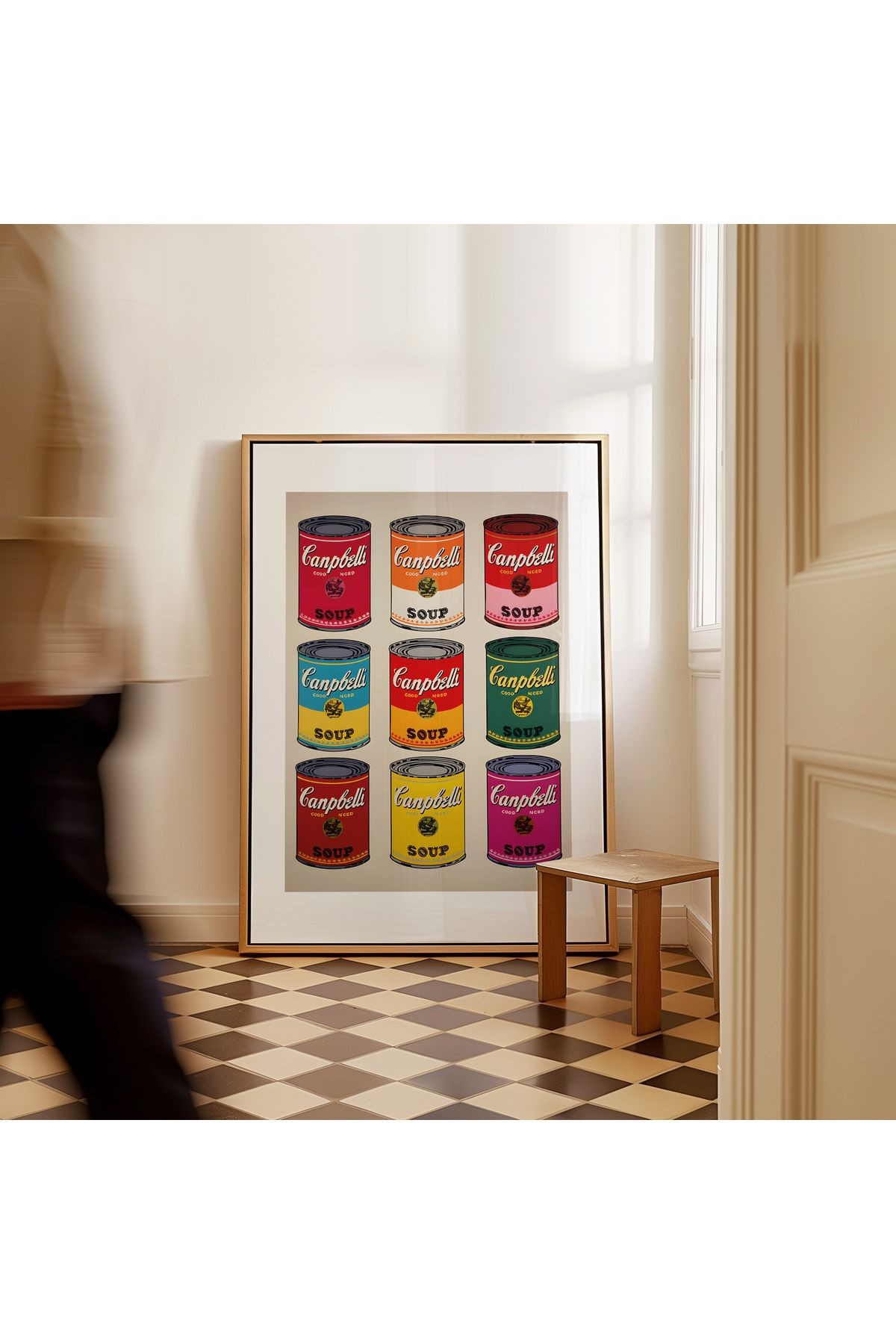 Andy Warhol Poster - Tablo Ölçülerinde Çerçevesiz Poster