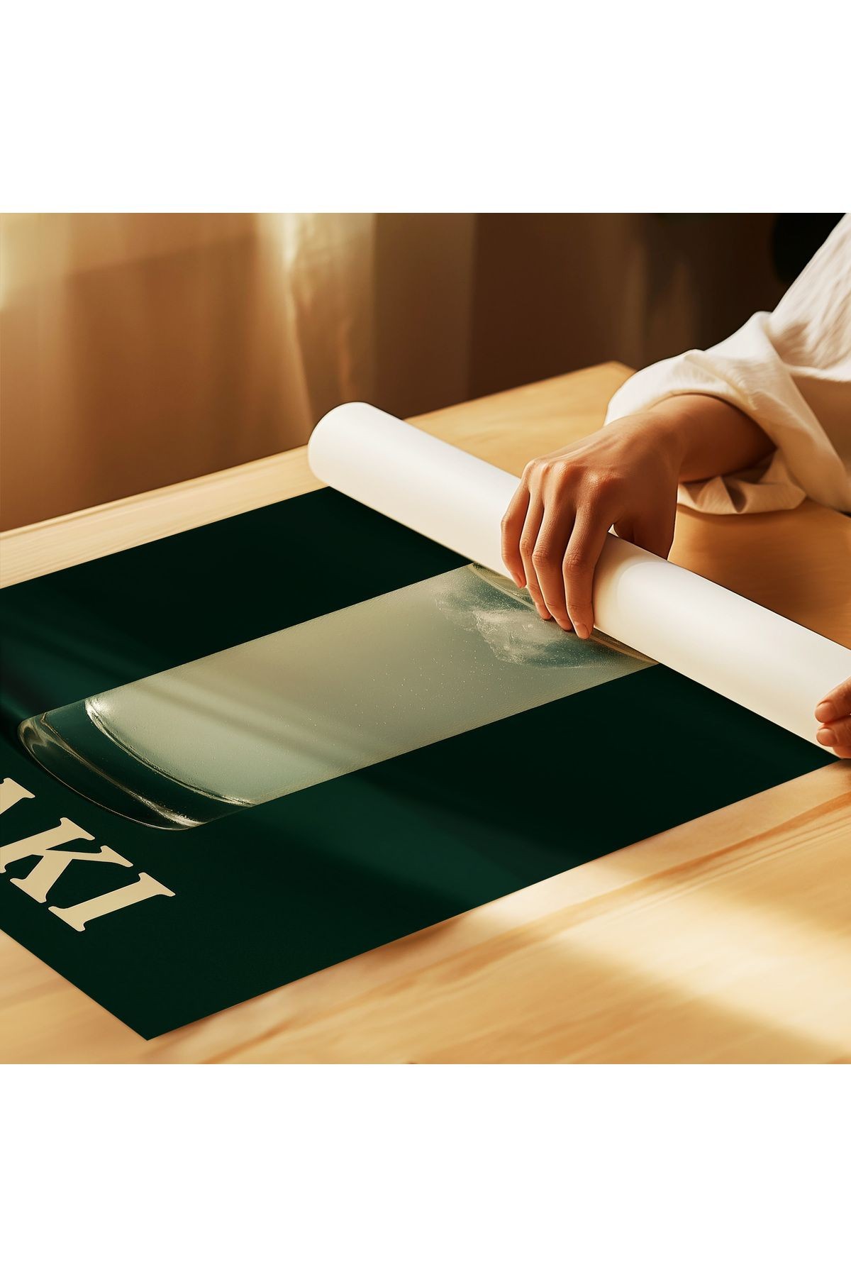 Anason Rüyası Poster – Buzlu Bardak- Tablo Ölçülerinde Çerçevesiz Poster
