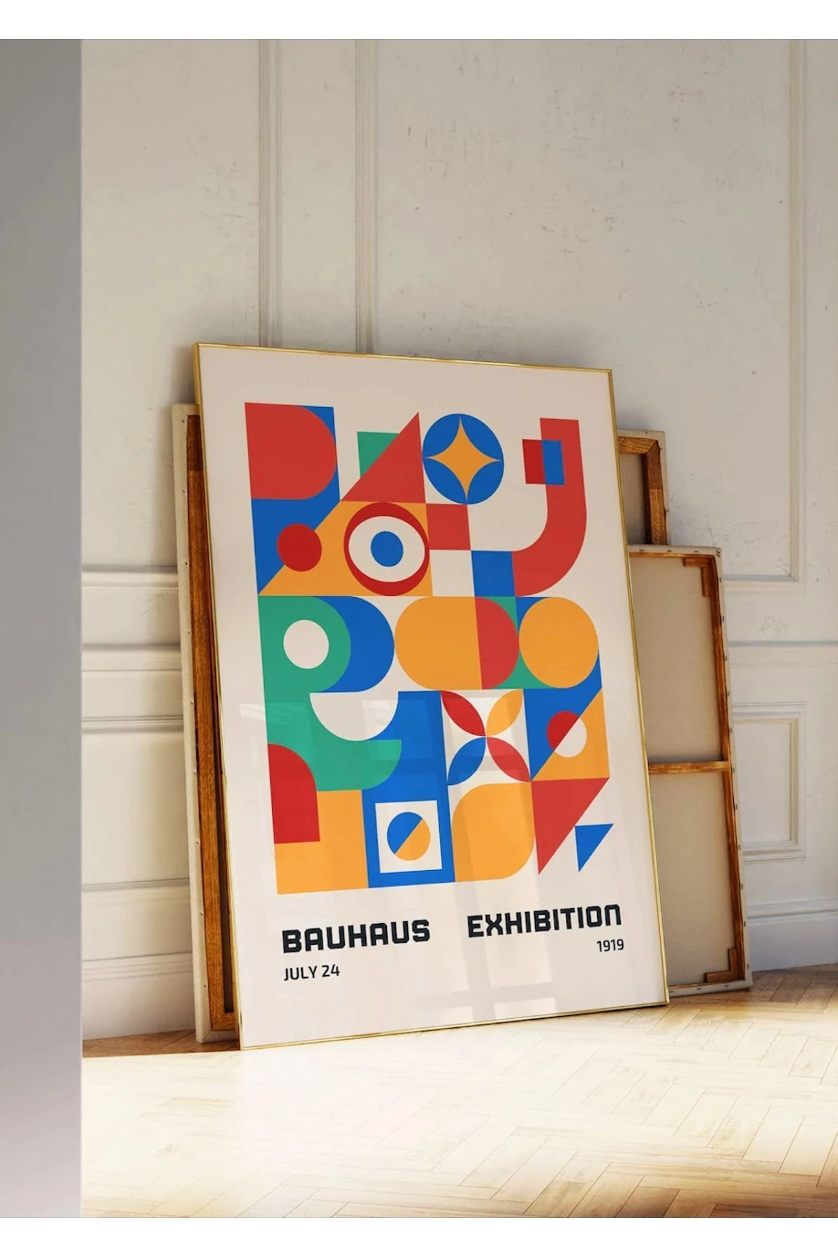 Bauhaus Exhibition Poster - Tablo Ölçülerinde Çerçevesiz Poster